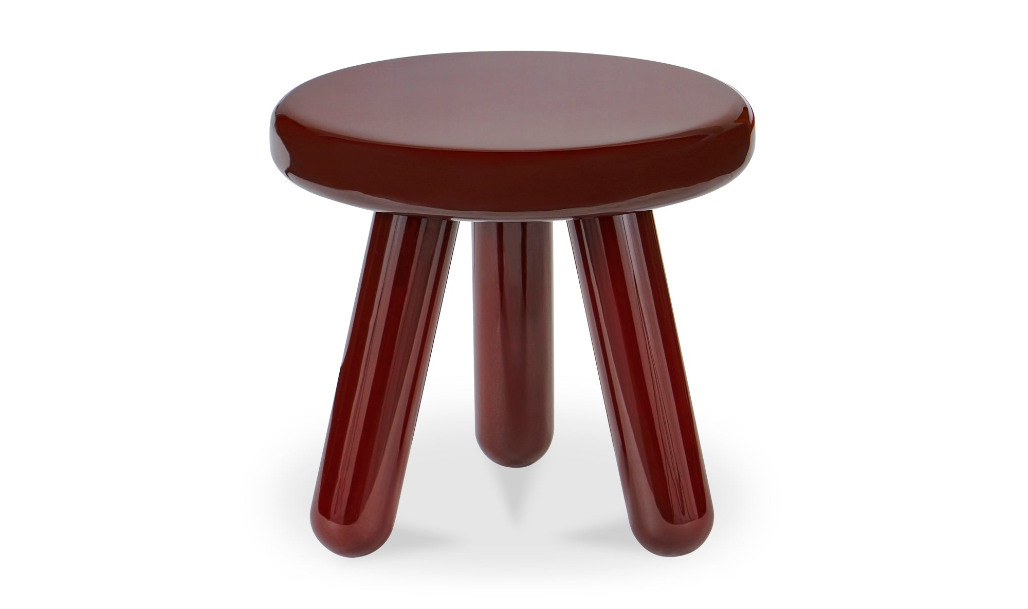 Stylish Red Joy Accent Table - Modern Side Table for Living Room, Bedroom & Office Decor - Perfect for Small Spaces & Home Styling