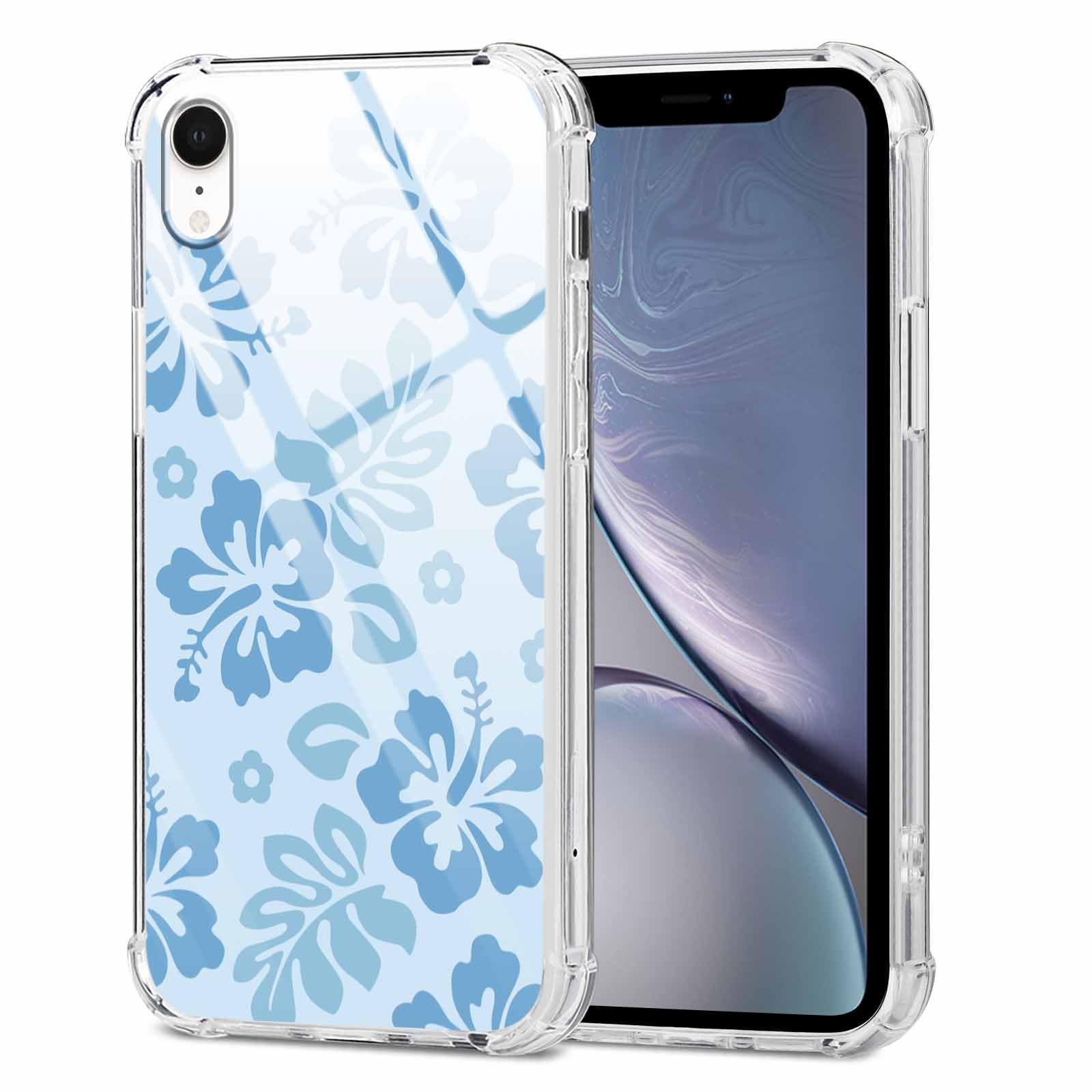 2 Pack Clear Floral Phone Case for iPhone 7 Plus / 8 Plus 5.5 Inch - Preppy Flower Pattern Protective Slim Shockproof Cover for Women & Girls | Perfect for Everyday Use, Work, School & Travel