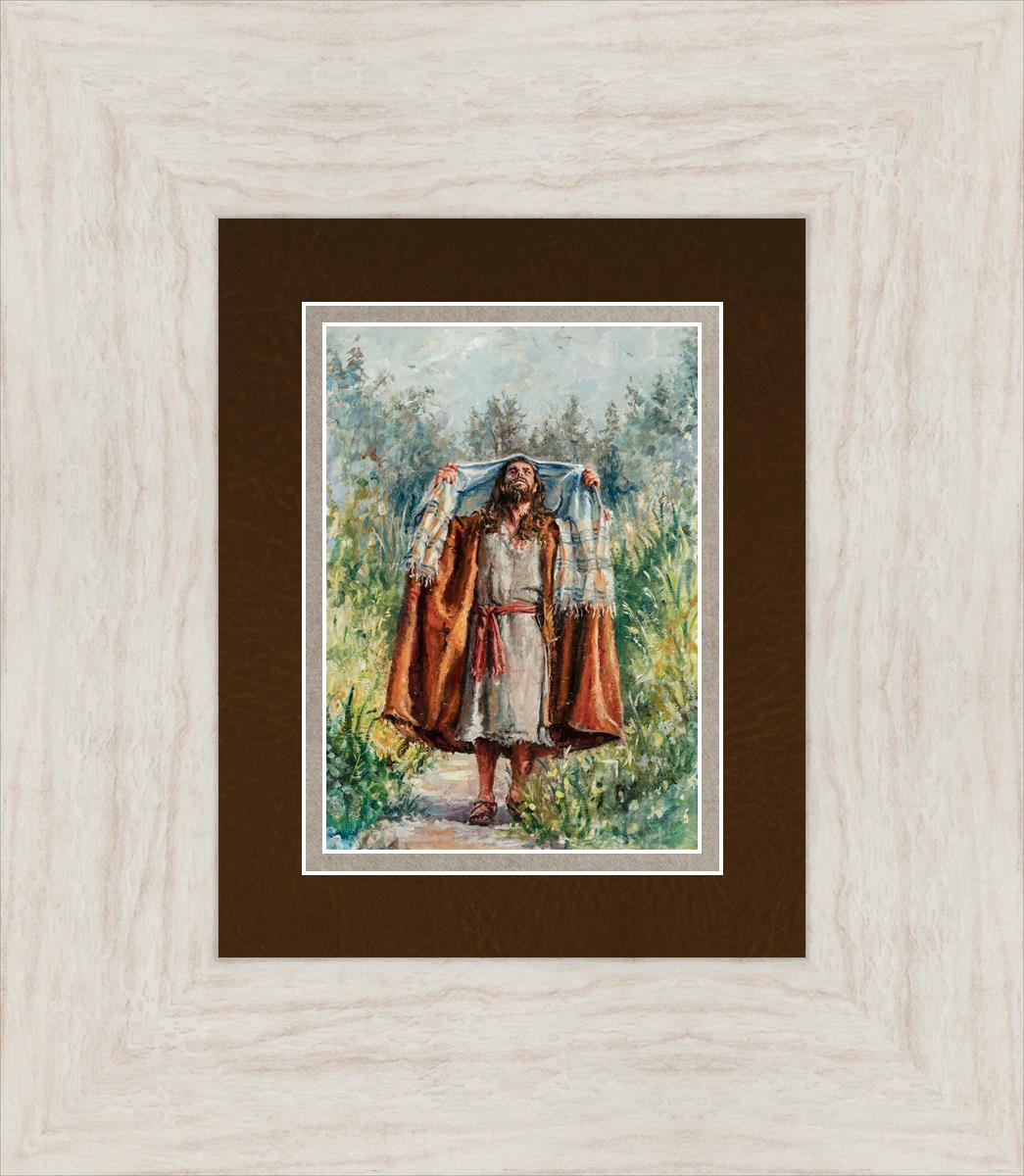 Jesus in the Wilderness - Religious Wall Art for Home & Church Decor - Inspirational Christian Gift for Prayer & Meditation Spaces