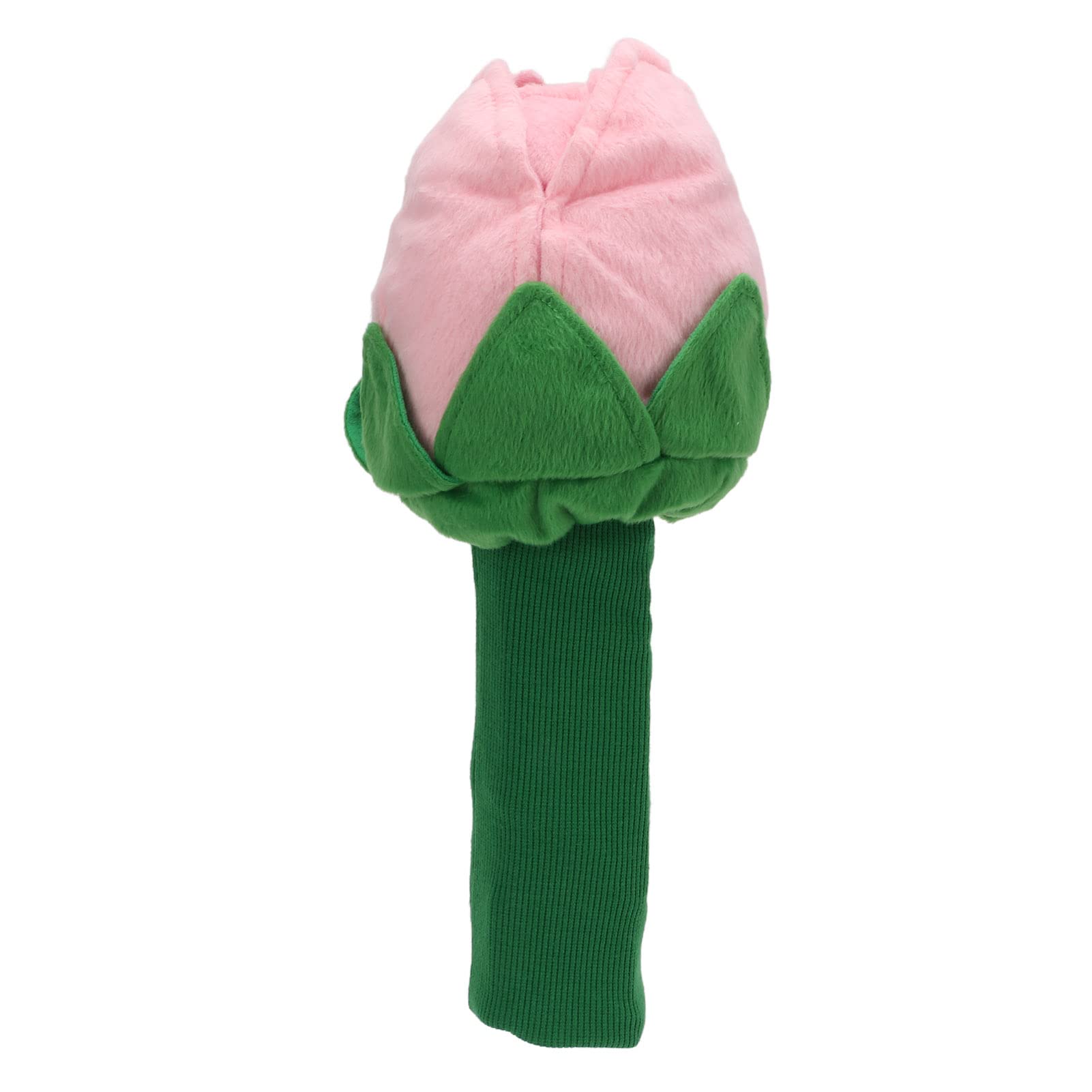 Rose Golf Headcover - Lightweight Decorative Flower Design for Golf Clubs | Protective Pile Cover for Drivers, Woods & Hybrids | Perfect for Golf Courses, Driving Ranges & Club Protection