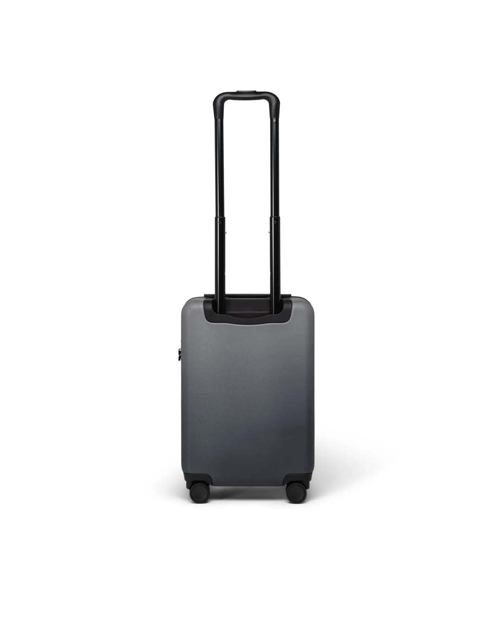 Herschel Heritage Hardshell Carry On Luggage - Black Gradient | Lightweight Durable Suitcase for Travel & Business Trips | TSA Approved Spinner Luggage with Smooth Wheels
