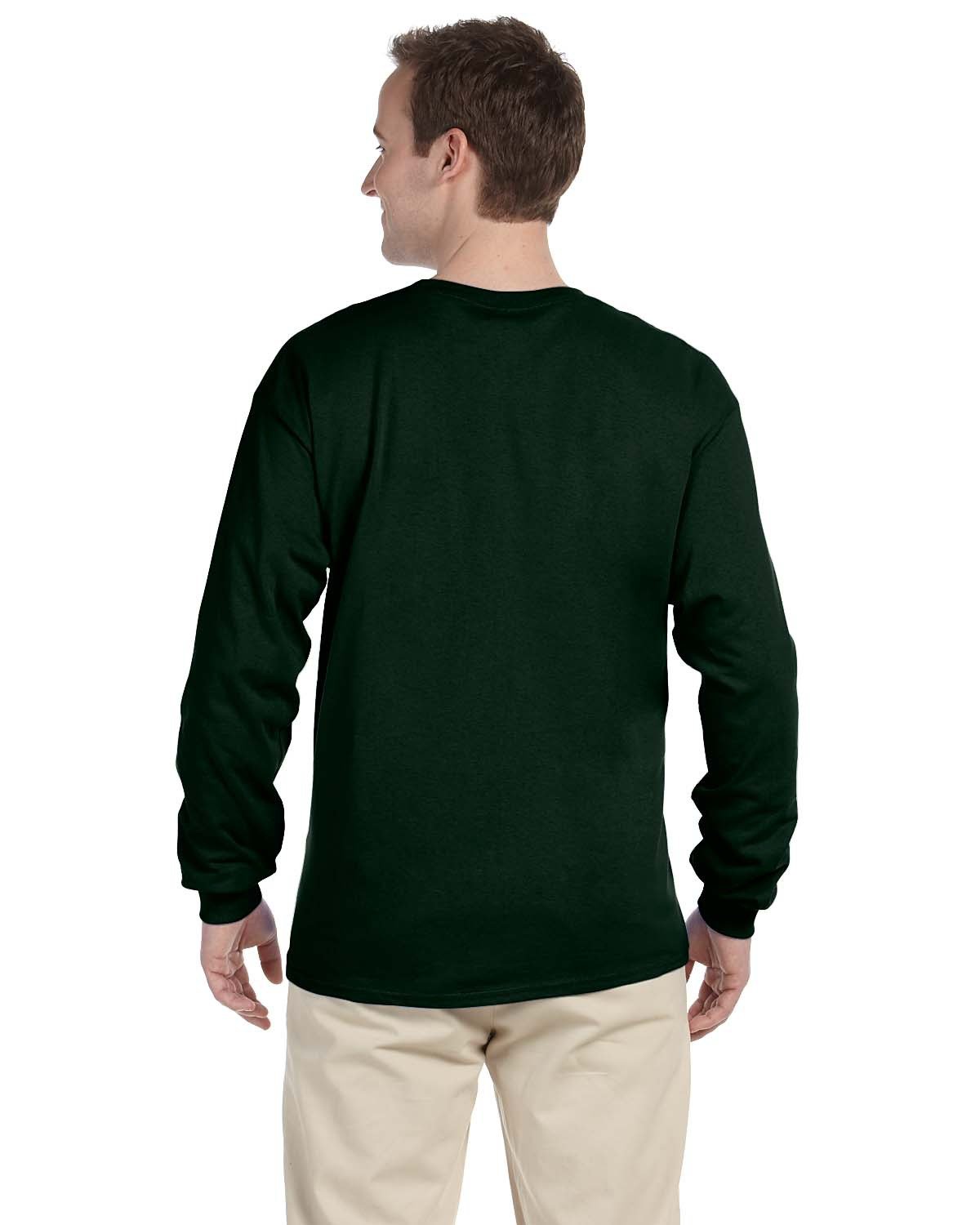 Fruit of the Loom Men's & Women's Ribbed Cuff Jersey T-Shirt - Soft Cotton Crewneck Tee for Casual Wear, Workout & Everyday Comfort
