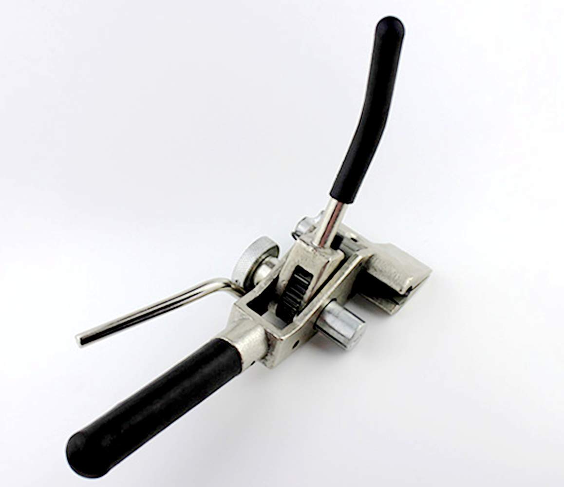 TOPCHANCES Stainless Steel Cable Ties & Pipe Strapping Tools - Heavy Duty Packing Pliers with Rotating Head for Secure Bundling | Perfect for Electrical Wiring, Plumbing, HVAC & Industrial Applications