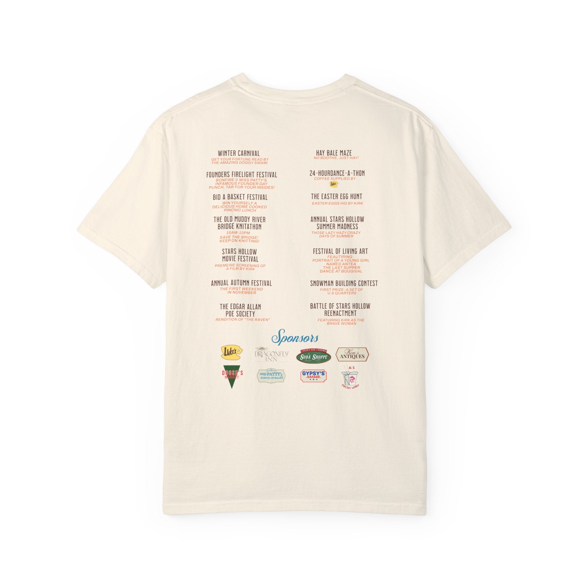 Stars Hollow Event Committee T-Shirt - Soft Cotton Tee for TV Show Fans, Casual Wear & Themed Parties