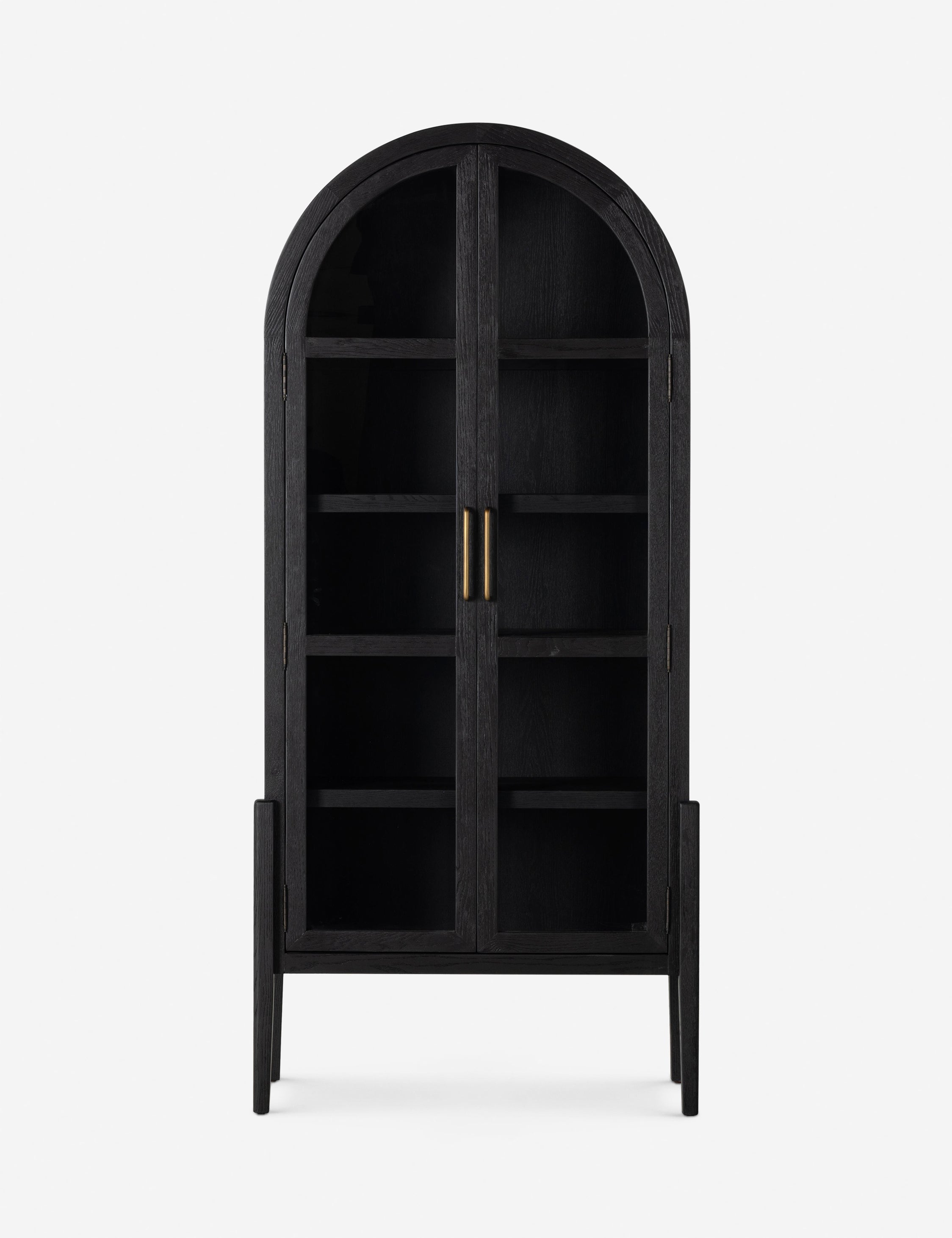 Apolline Glass Display Cabinet - Elegant Curio Cabinet for Collectibles & Home Decor - Perfect for Living Room, Dining Room, or Office Display
