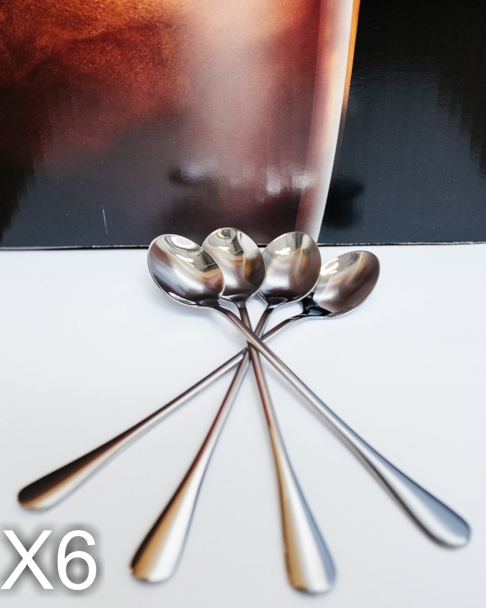 Premium Stainless Steel Coffee Spoon Set - Durable & Rust-Proof for Espresso, Tea, Desserts - Perfect for Home, Office, Cafe & Restaurant Use
