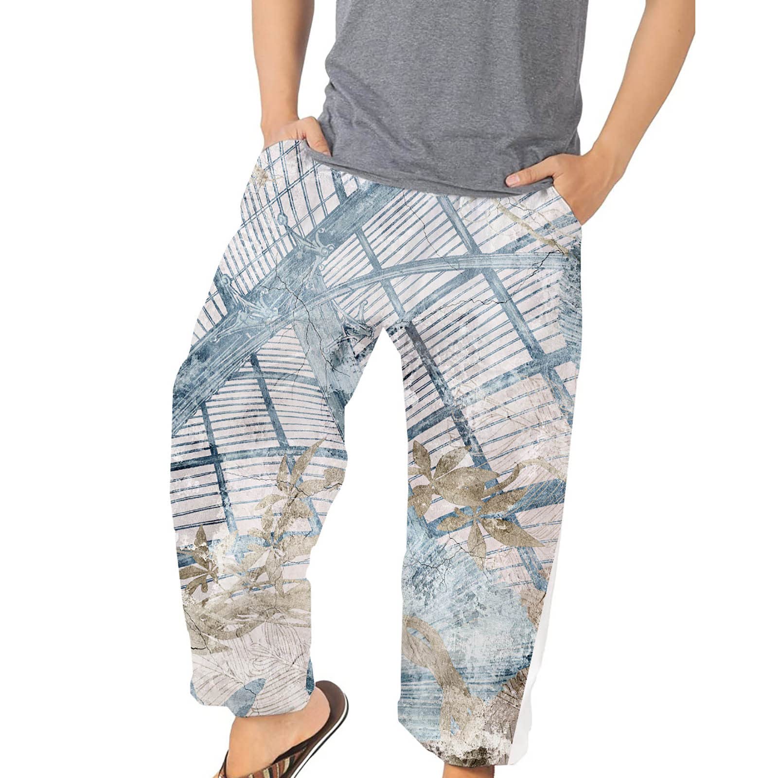 2022 Men's Cool 3D Printed Jogger Pants with Drawstring - Athletic Casual Sweatpants for Running, Gym, Lounge & Beach Wear