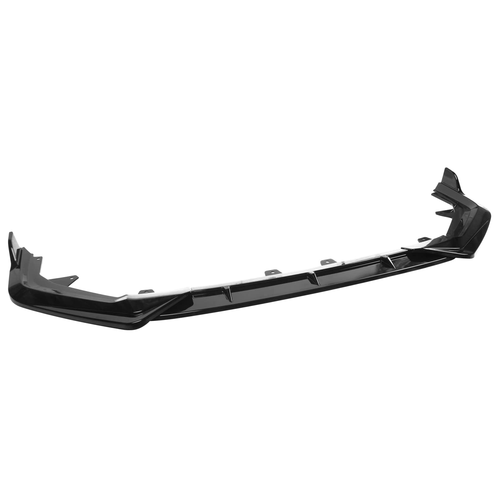 IKON MOTORSPORTS Front Bumper Lip for 2022-2024 Honda Civic 11th Gen Sedan & Hatchback | Gloss Black PP Lower Lip Spoiler Body Kit | Enhances Aerodynamics & Sporty Look for Street Racing & Car Shows