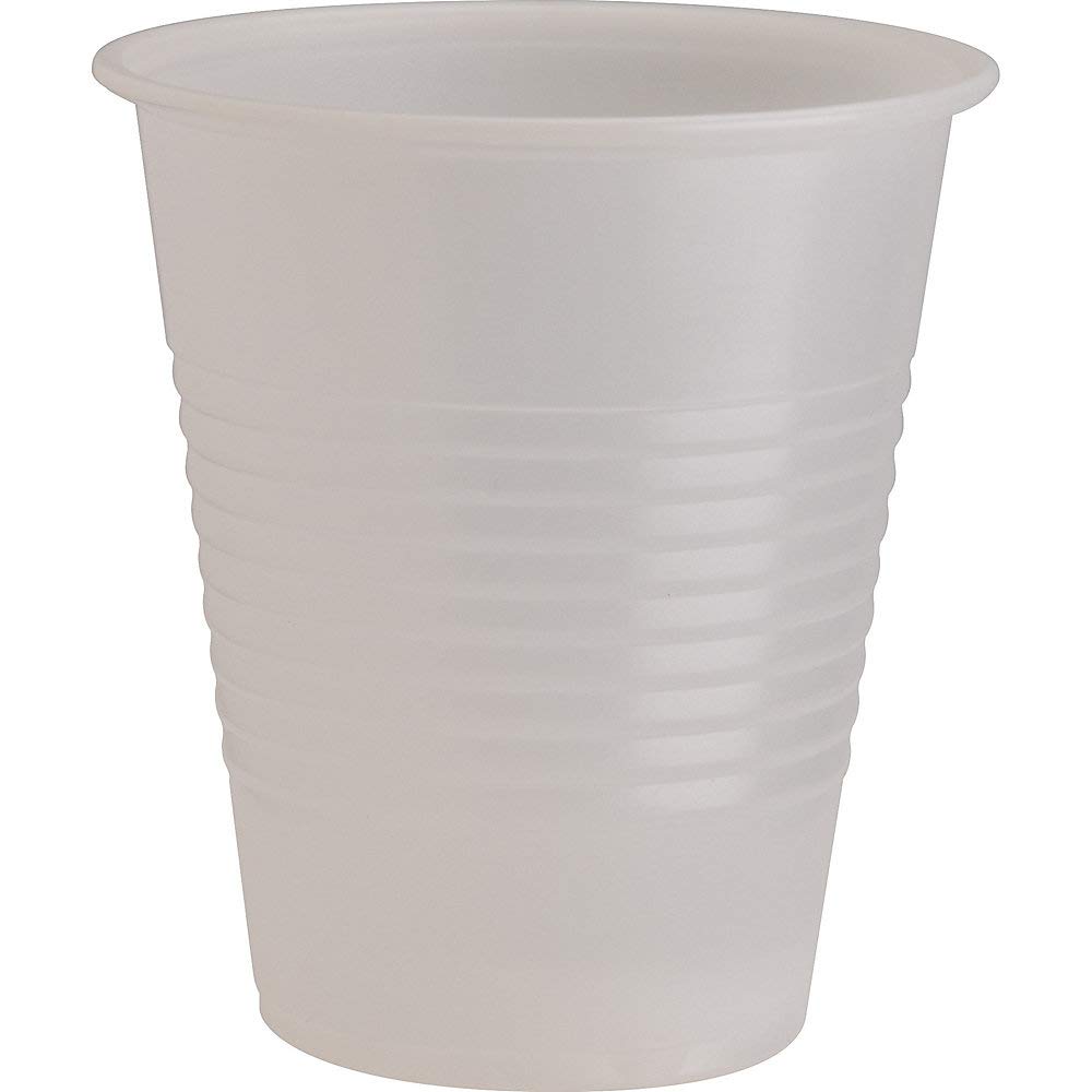 Genuine Joe 12oz Clear Plastic Cups - Disposable Party Cups for Soda, Juice, Beer - Bulk Pack of 50 - Perfect for BBQs, Picnics, Birthdays & Office Events
