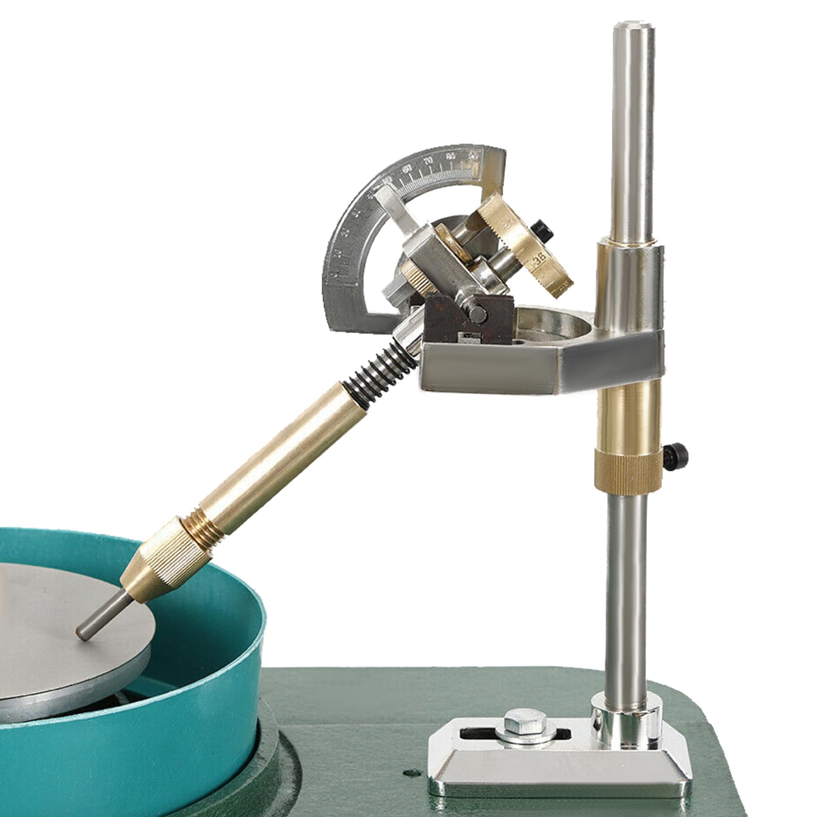 110V Gem Faceting Machine - 180W Jewelry Polisher with 6