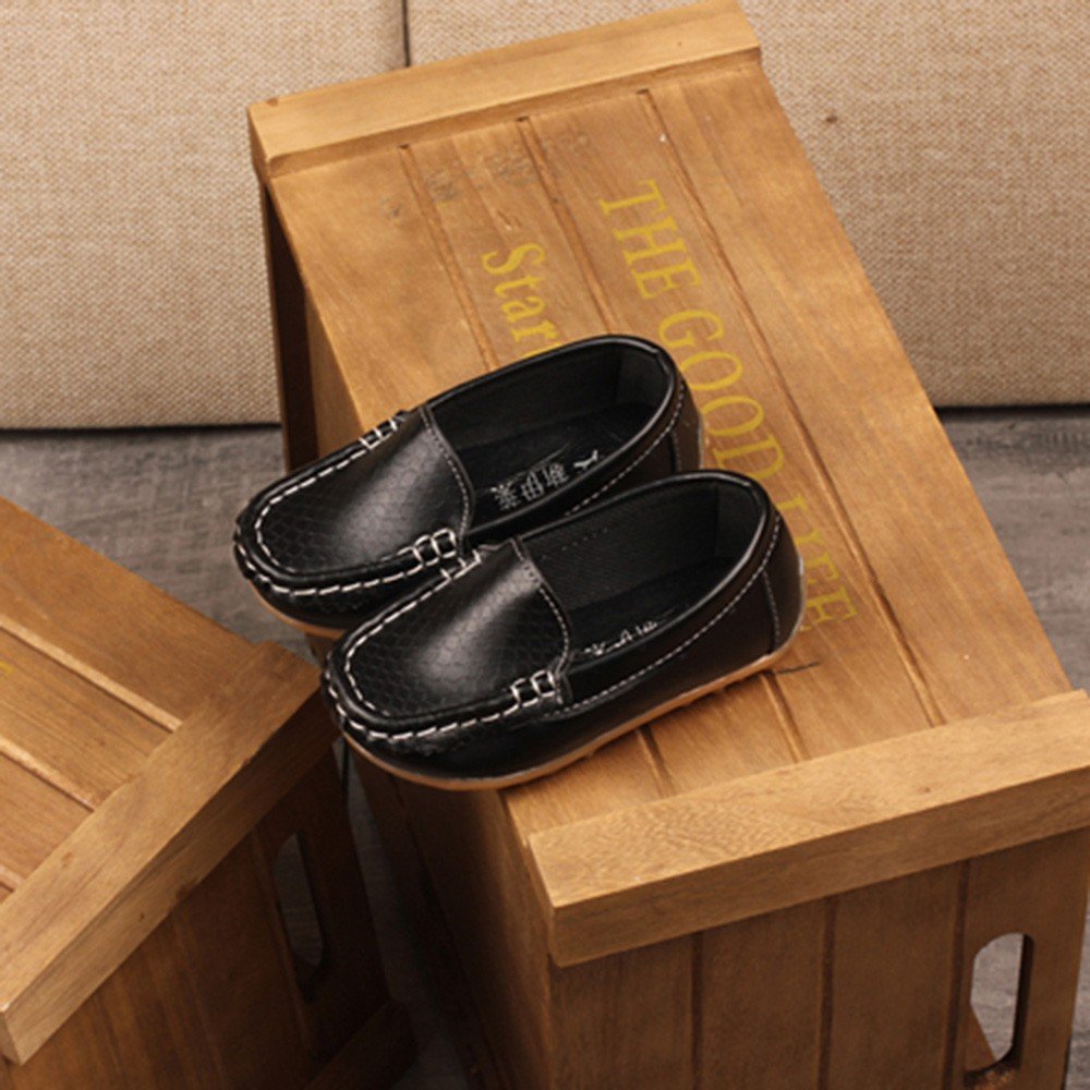 Boys Girls Slip-On Loafers - Soft Casual Boat Shoes for Toddlers - Perfect for School & Play