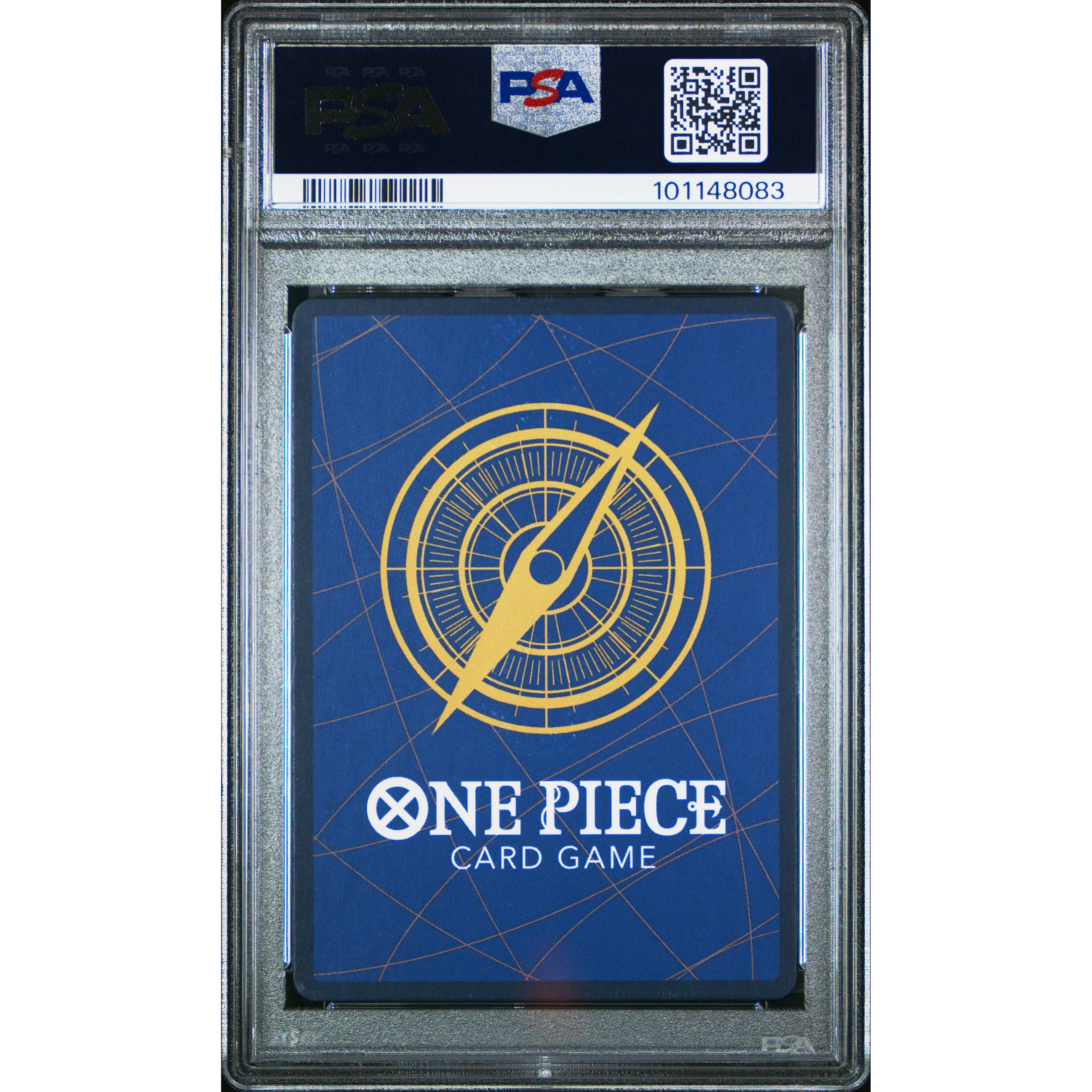 2023 One Piece Kingdom Intrigue Trafalgar Law Special OP04-047 PSA 10 Graded Card - Rare Anime Collectible for Display & Investment
