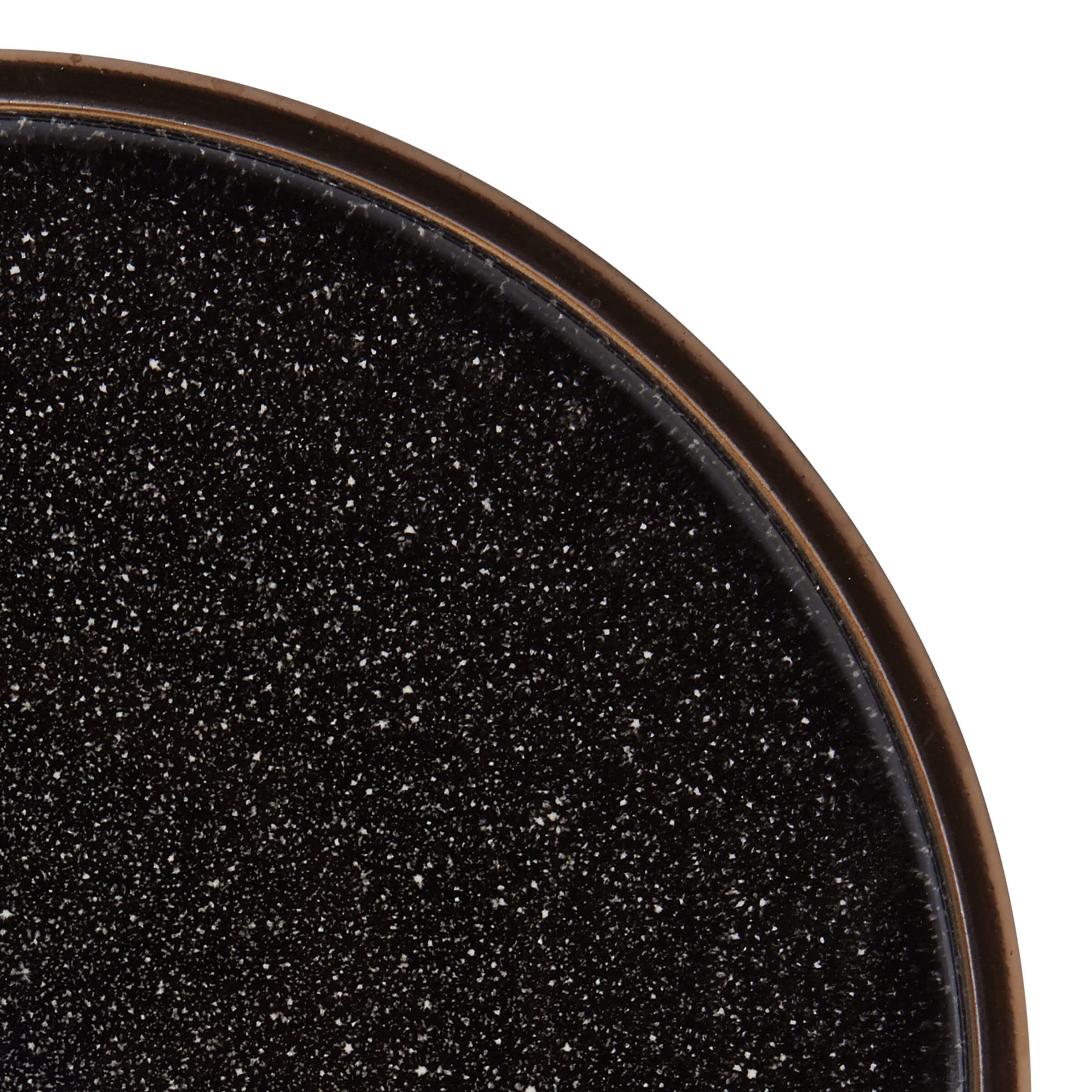 Mikasa Barrett 16-Piece Dinnerware Set - Service for 4 - Elegant Black Tableware for Everyday Dining & Entertaining