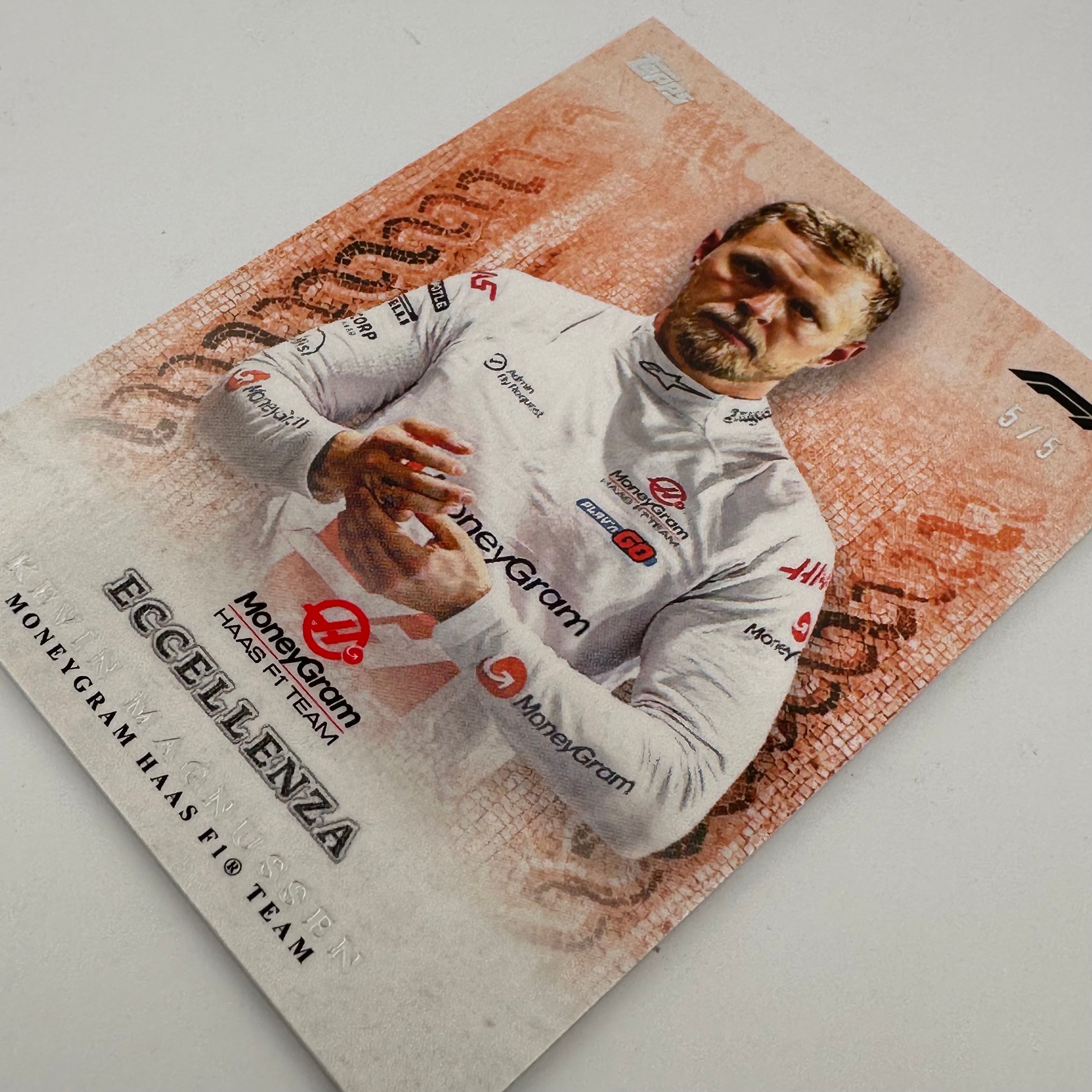 Kevin Magnussen 2024 Topps Eccellenza F1 La Passione Orange Racing Card - Perfect for F1 Collectors, Race Fans & Sports Memorabilia Enthusiasts