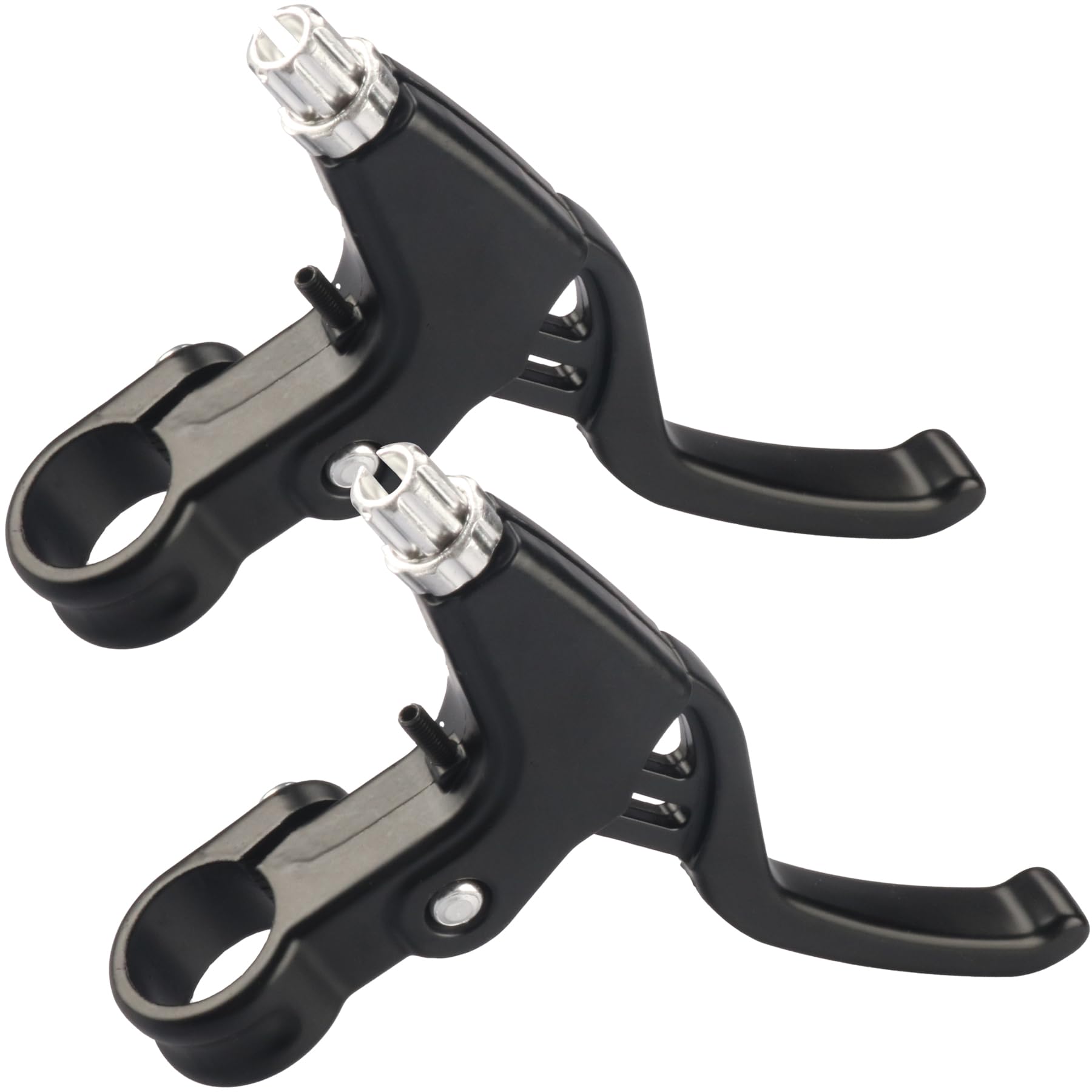 Premium Universal 2.2cm Aluminum Alloy Bike Brake Levers - V-Brake Handlebar Bicycle Brake System for Mountain Bikes, Road Bikes & Most Bicycles (1 Pair, Black) | Perfect for Cycling Commuting, Trail Riding & Urban Adventures