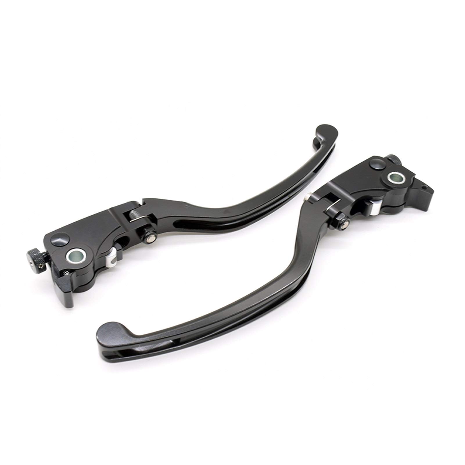 Foldable Motorcycle Clutch Lever Handle for Ducati Monster 1200/S/R (2014-2019) & Hypermotard 950 (2019) - Adjustable Racing Levers for Enhanced Control & Safety - Perfect for Track Days and Urban Commuting (Short, Black)