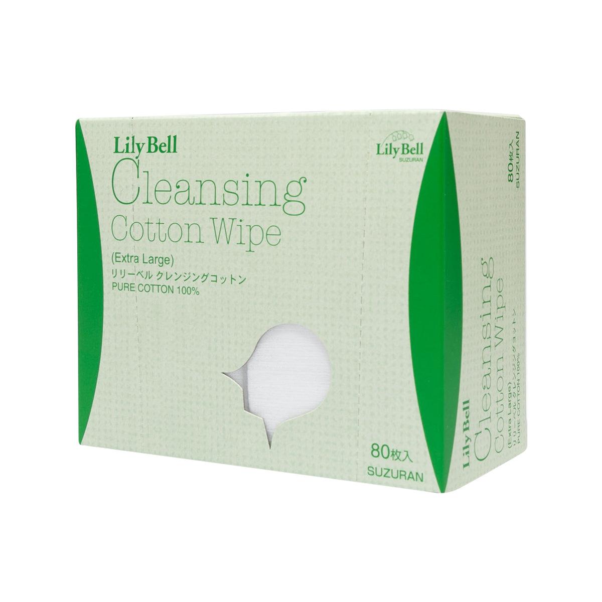 LILY BELL Soft Cleansing Cotton Pads - 80 Count | Gentle Makeup Remover & Skin Care Wipes for Face, Eyes & Sensitive Skin | Perfect for Daily Beauty Routine & Travel