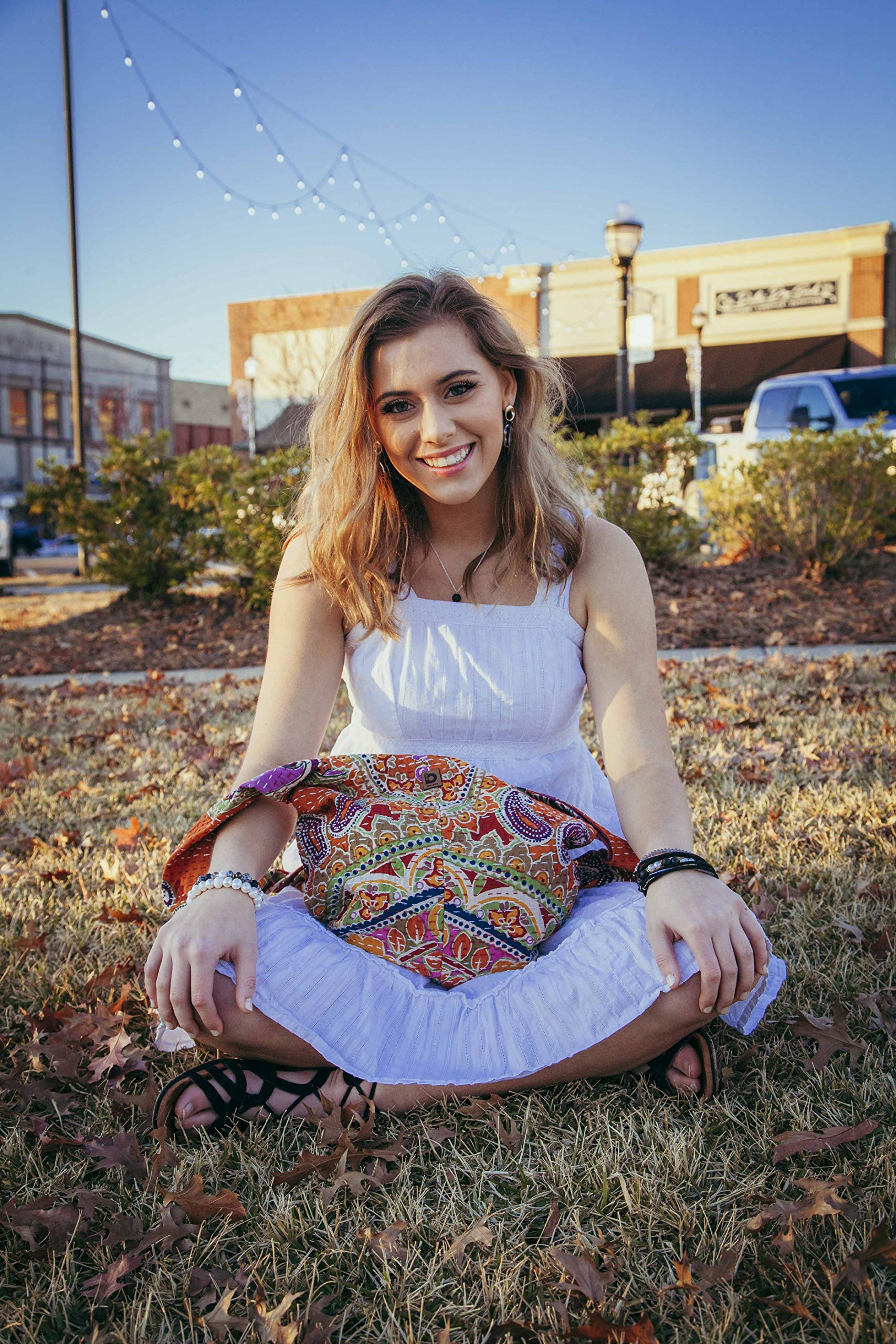 Handmade Kantha Fabric Sling Bag for Women - Unique Boho Crossbody Purse, Stylish Shoulder Bag for Shopping, Travel & Everyday Use