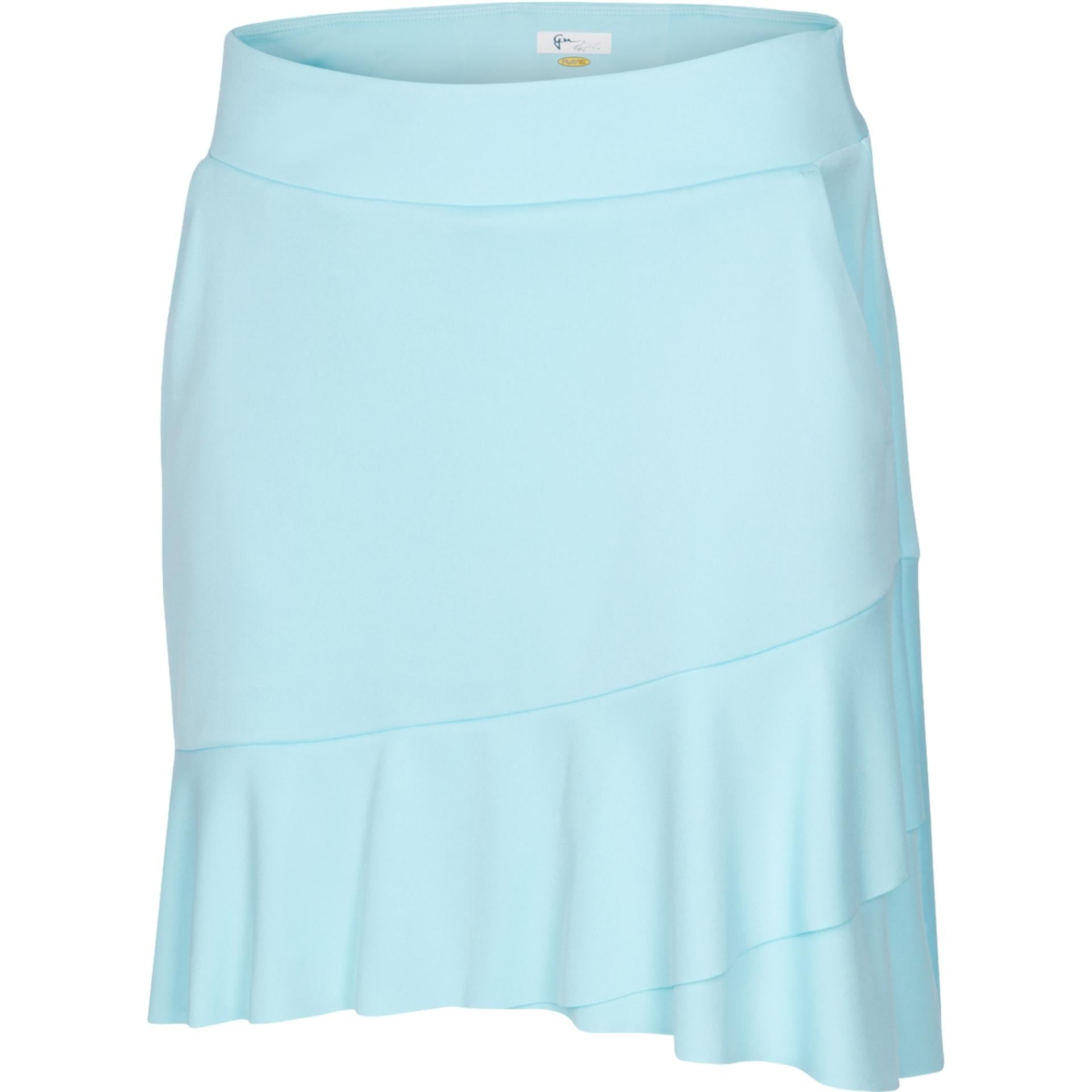 Greg Norman Women's Crossover Flounce Pull-On Skort - Comfortable Golf & Tennis Skirt with Built-in Shorts for Active Lifestyle