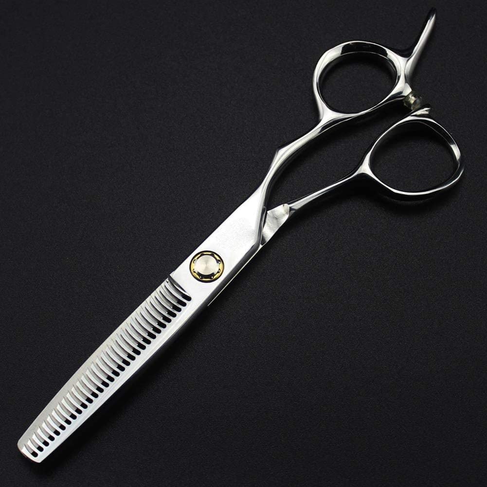 Professional Barber Scissors 6 Inch - Premium Hair Cutting Shears for Salon & Home Use - Sharp Stainless Steel Blades - Ideal for Stylists, Barbers & DIY Haircuts
