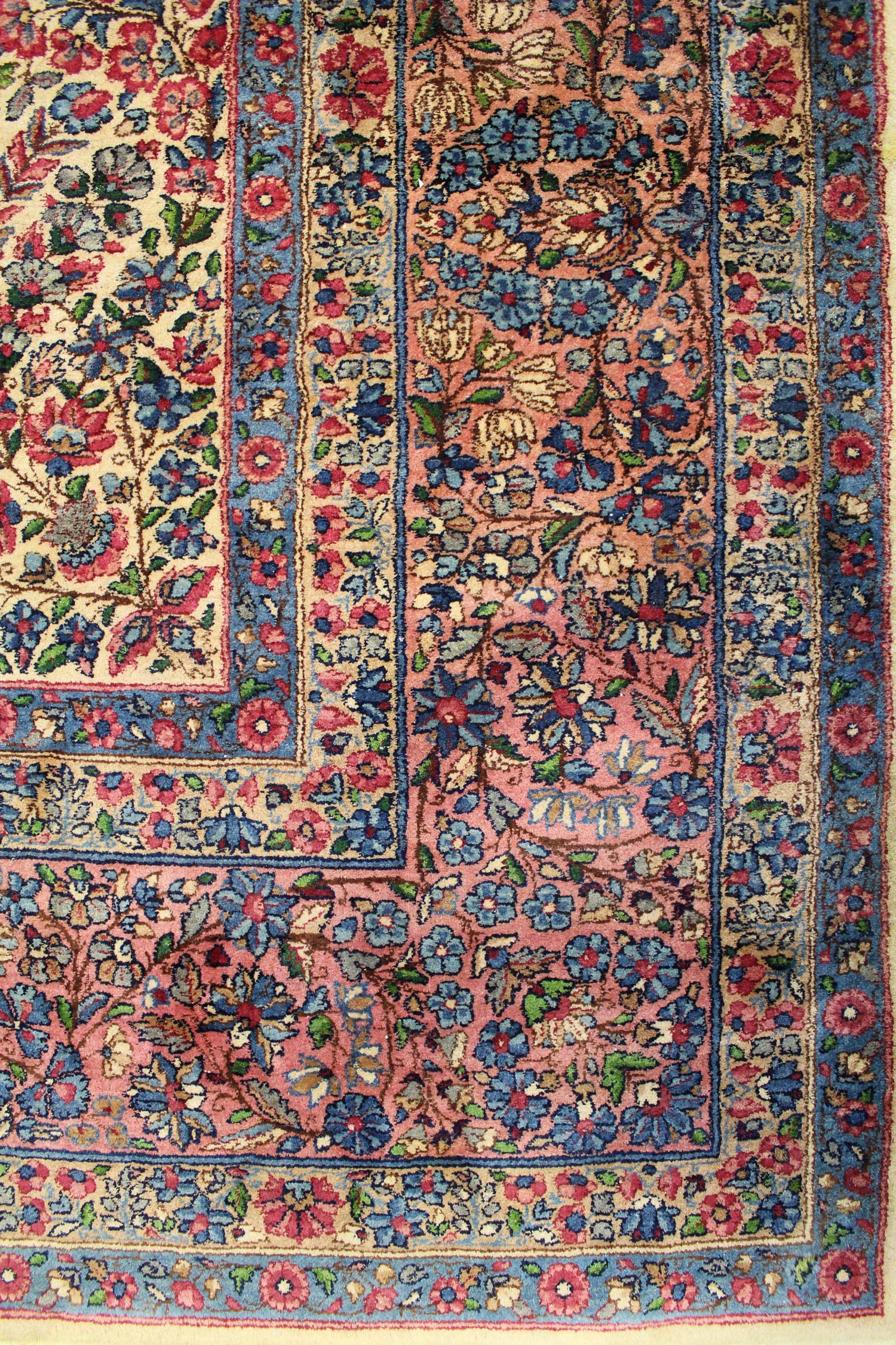 Handwoven Antique Kerman Persian Rug - Traditional Oriental Carpet JF8455 for Living Room, Bedroom & Home Decor