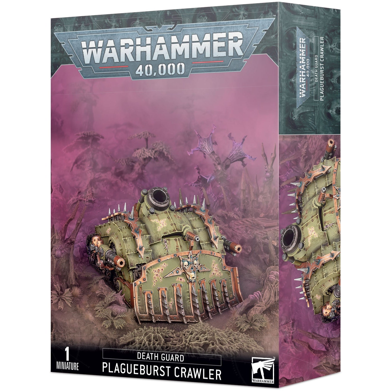 Warhammer 40K Death Guard Plagueburst Crawler Miniature - Nurgle Chaos Daemon Engine for Tabletop Gaming & Collectors | Perfect for Wargaming Battles & Display