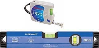 Freemans Levo 5M/16Ft Measuring Tape with 30Cm Magnetic Spirit Level - Perfect for Construction, DIY Projects, and Home Improvement