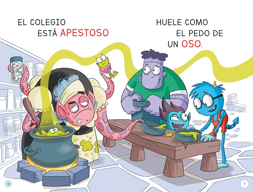 Hairy Sam Loves Bread and Jam - Learn to Read at Monster School (Spanish Edition) | Fun Children's Book for Early Readers, Perfect for Bedtime Stories & Classroom Learning