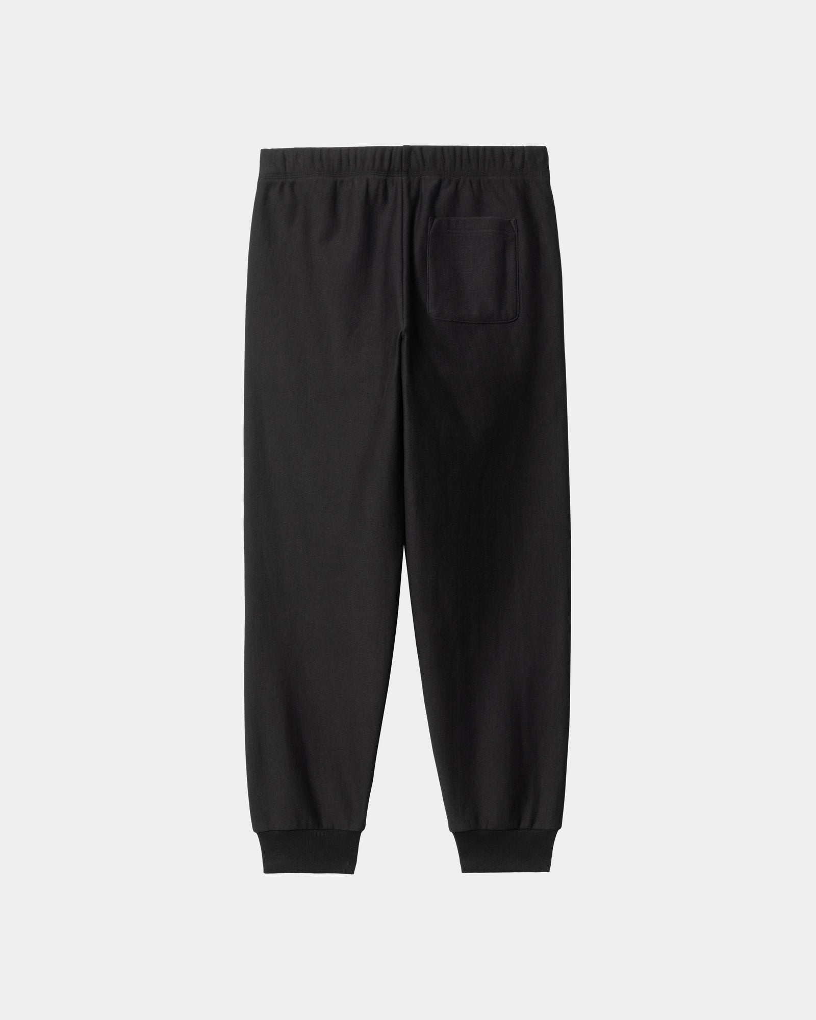 American Script Jogging Pants for Men - Comfortable Black Athletic Sweatpants for Running, Gym, Lounge & Casual Wear