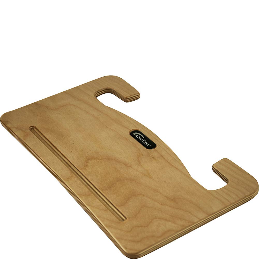 AutoExec AUE13030 Wheelmate Car Desk - Premium Blond Baltic Birch Wood Laptop Tray for Work & Travel | Perfect for Remote Work, Road Trips & Business Commutes