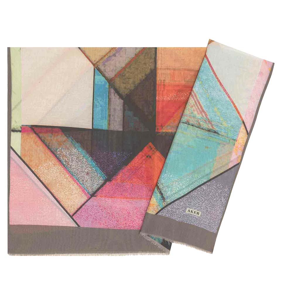 Premium Aker Silk Cotton Patterned Hijab Shawl #7952 431 - Soft Muslim Headscarf for Women, Elegant Prayer Scarf - Perfect for Daily Wear, Work, and Special Occasions