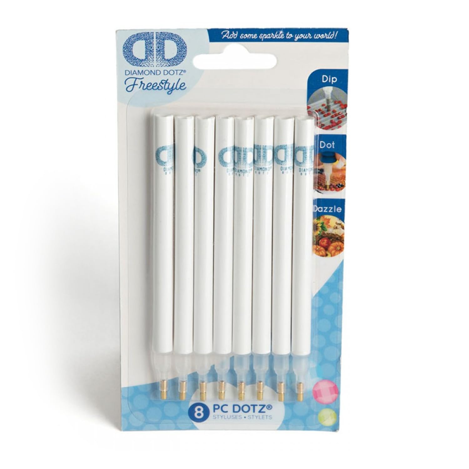 Diamond Dotz Bulk Pack White Stylus Pens for Diamond Painting - Premium Diamond Art Accessories & Crafting Tools | Perfect for DIY Art Projects, Home Decor, and Gift Making
