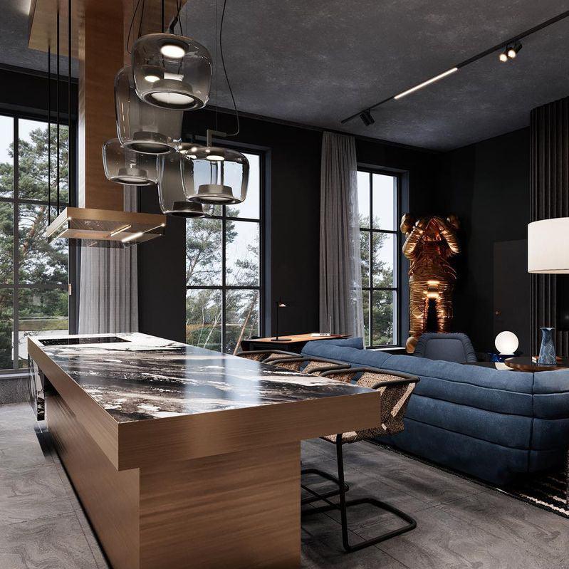 Modern Double Pendant Lamp - Adjustable Hanging Light Fixture for Kitchen Island, Dining Room, and Living Room Decor