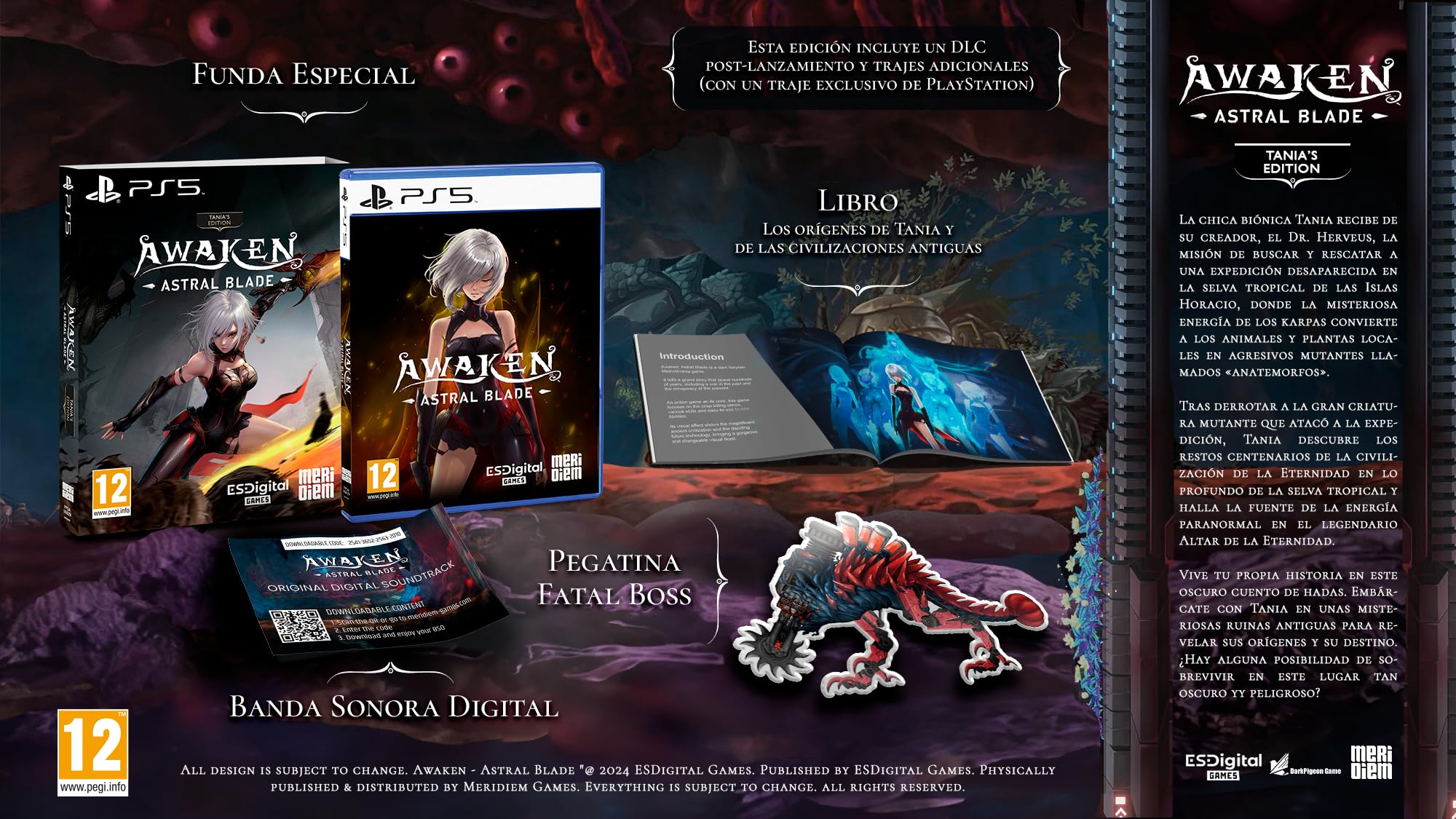 AWAKEN - ASTRAL BLADE - TANIA'S EDITION PS5 Game | Action RPG Adventure for PlayStation 5 | Epic Fantasy Combat & Stunning Graphics | Perfect for Solo Gamers & Fantasy Enthusiasts