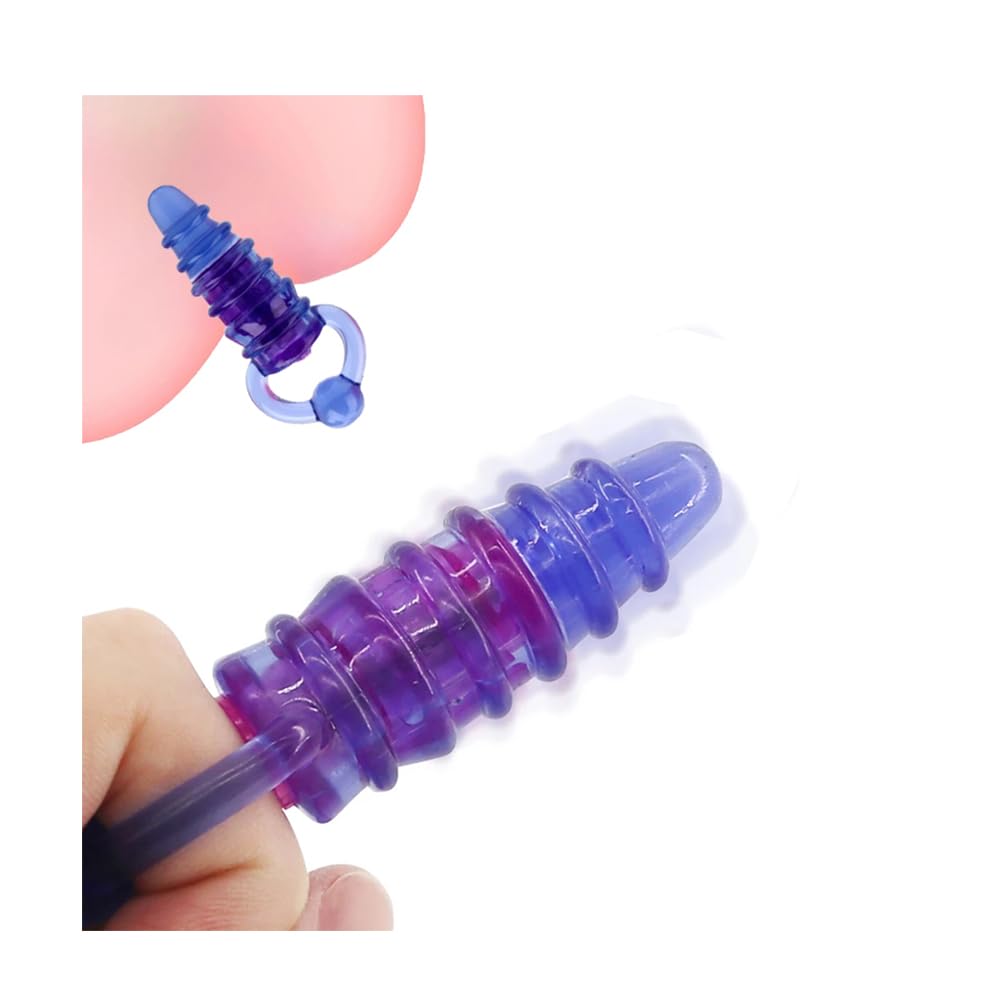 Vibrating Anal Plug with Pull Ring - Mini Butt Plug Anal Vibrator for Prostate Massage & Pleasure | BDSM Sex Toy for Men, Women & Couples | Perfect Beginner Anal Toy for Solo Play & Couples Gift