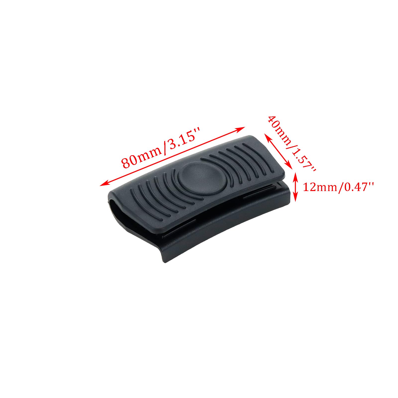 Sscon 2-Pairs Heat Resistant Silicone Pot Handles - Non-Slip Hot Handle Grips for Cast Iron Pans, Skillets & Cookware (Black) - Perfect for Cooking, Baking & Kitchen Safety