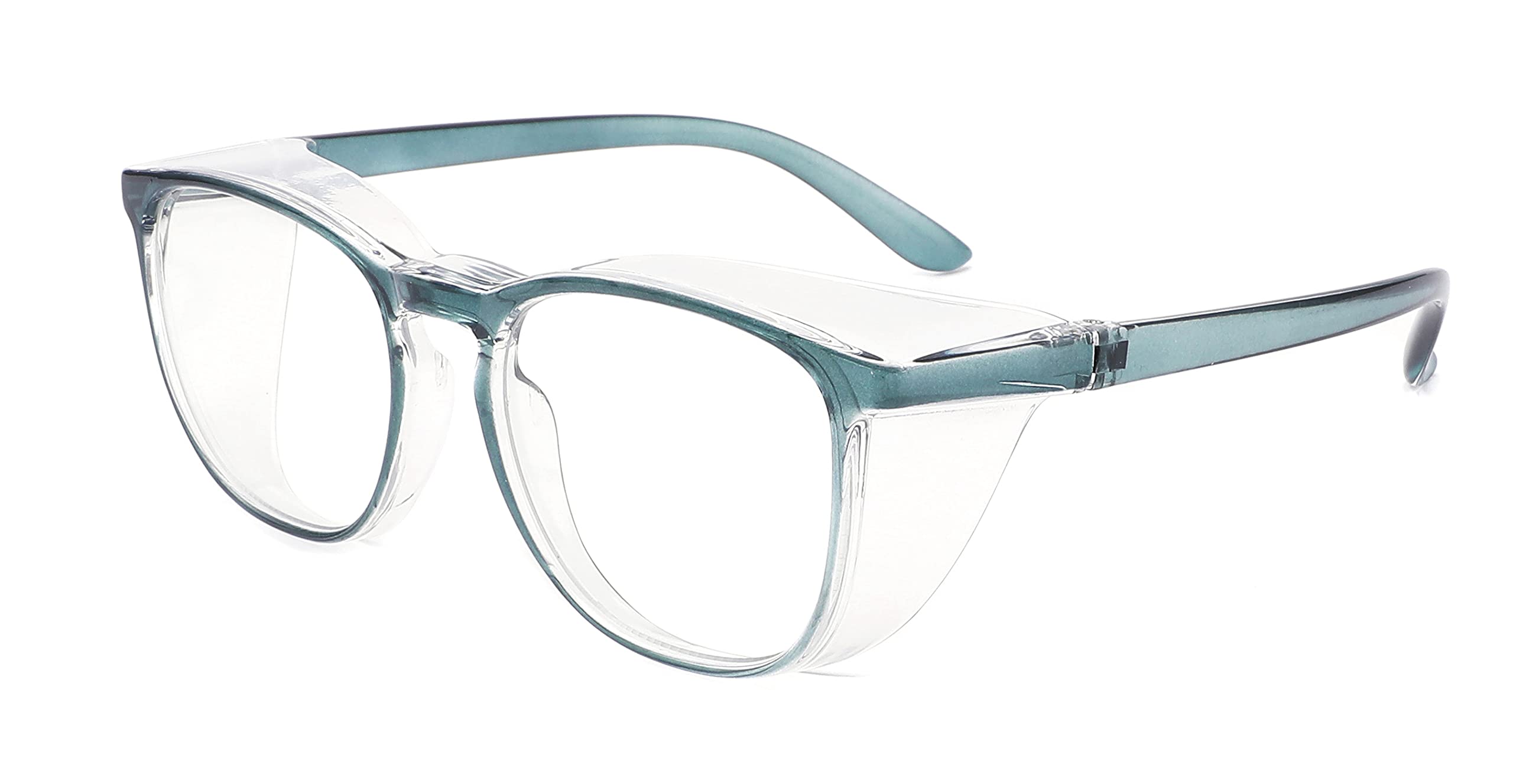 Alsenor Anti Fog Safety Glasses - Blue Light Blocking, UV Protection, Dustproof Protective Eyewear for Men & Women (Blue) - Ideal for Construction, Lab Work & Computer Use