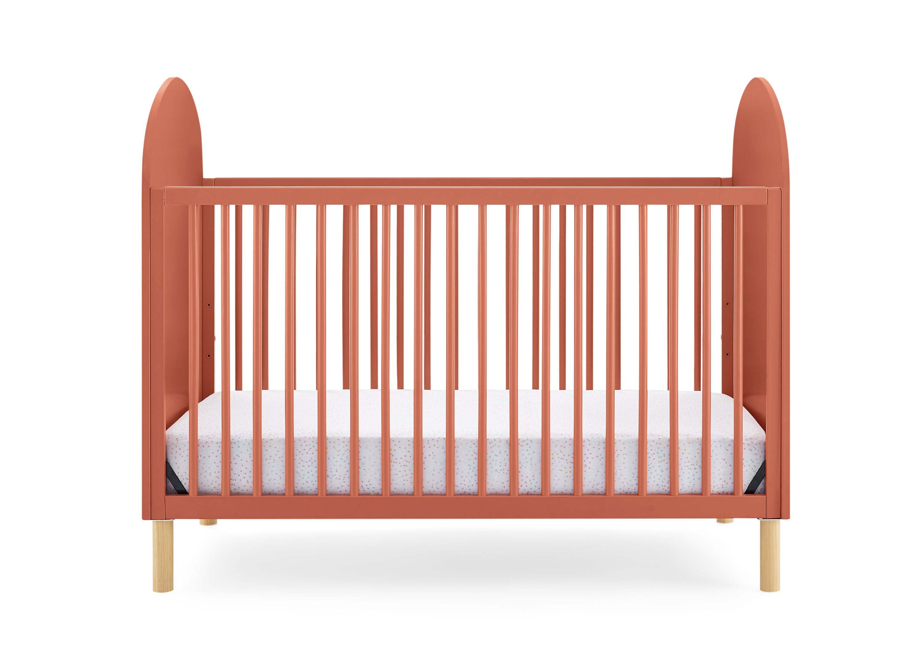Reese 4-in-1 Convertible Baby Crib - Toddler Bed, Daybed & Full-Size Bed | Safe & Stylish Nursery Furniture for Newborns to Teens | Perfect for Small Spaces & Growing Families