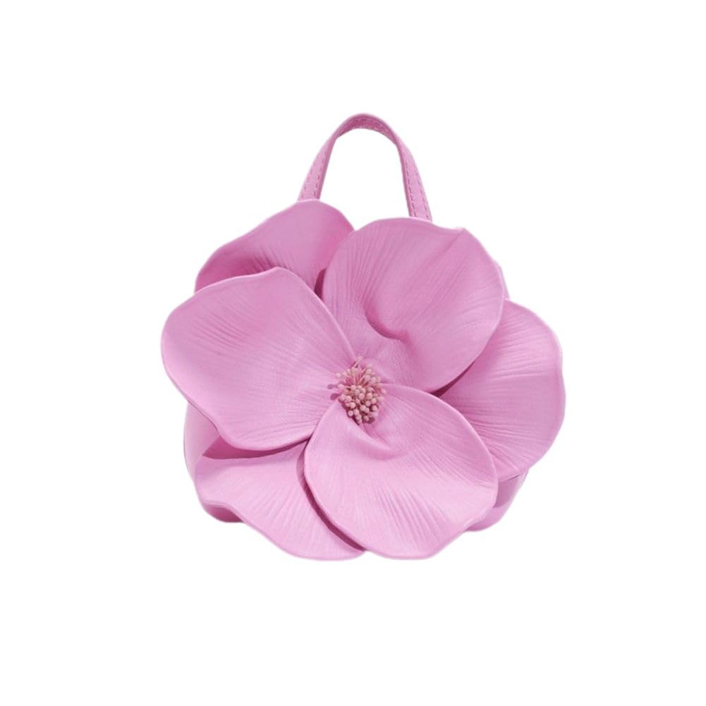 Elegant Floral Clutch Purse for Women - PU Leather Evening Bag with Flower Design, Perfect for Party, Prom, Wedding & Special Occasions | Crossbody Bucket Purse for Date Night & Formal Events