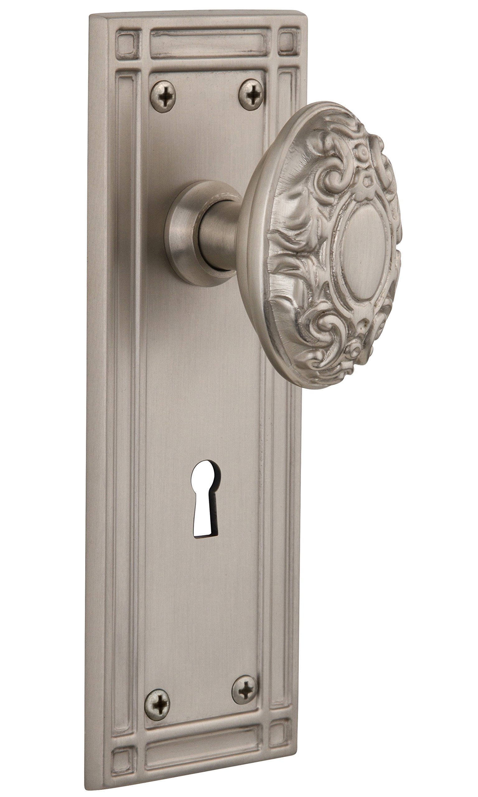 Vintage Victorian Keyhole Door Knob - 2.375