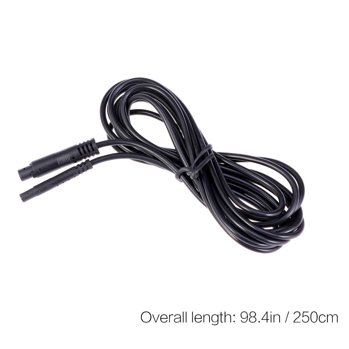 SEWACC 4 Pin 8.2ft Dash Cam Extension Cable for Rear View Backup Camera - 12V/24V Compatible with Truck, Trailer, Bus & Car Reverse Camera Systems | Durable Vehicle Camera Wire for Easy Installation & Enhanced Safety