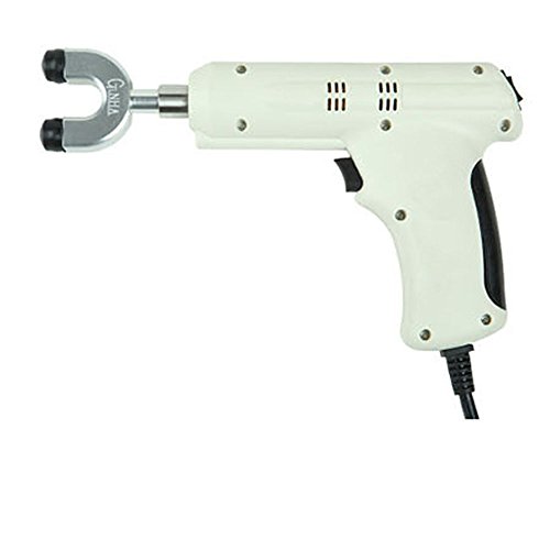 Professional Spine Chiropractic Adjusting Tool & Percussion Massage Gun for Athletes - Spinal Activator, Tissue & Fascia Massager for Neck & Back Pain Relief - Portable Impulse Adjuster for Muscle Soreness (White) - Perfect for Post-Workout Recovery, Physical Therapy & Home Use