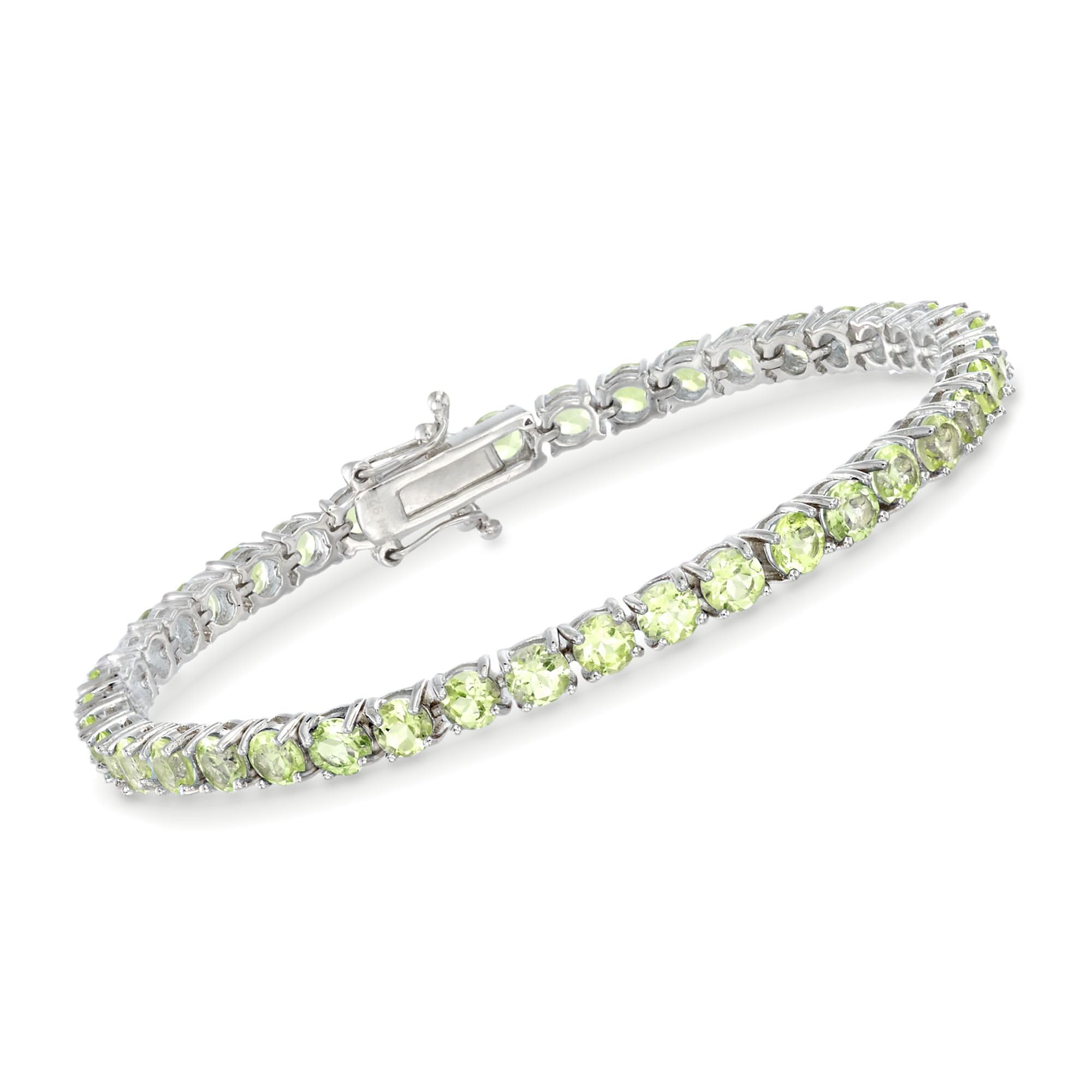 Ross-Simons Sterling Silver Gemstone Tennis Bracelet for Women - Elegant Jewelry Gift for Birthday, Anniversary & Special Occasions