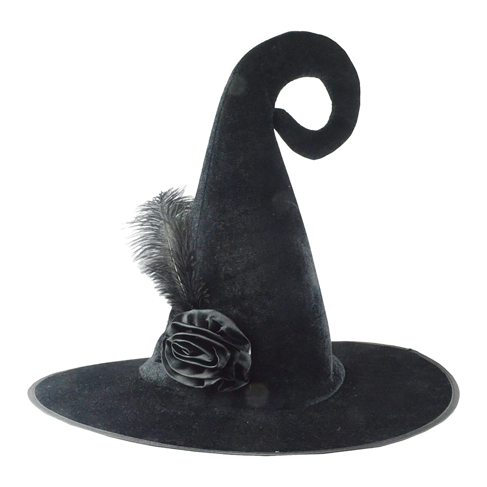 Stylish Black Sun Hats for Men - Magician Headdress & Indian Costume Hat - Perfect for Halloween Parties, Witch Performances, and Bulk Costume Events - UV Protection Summer Outdoor Accessories