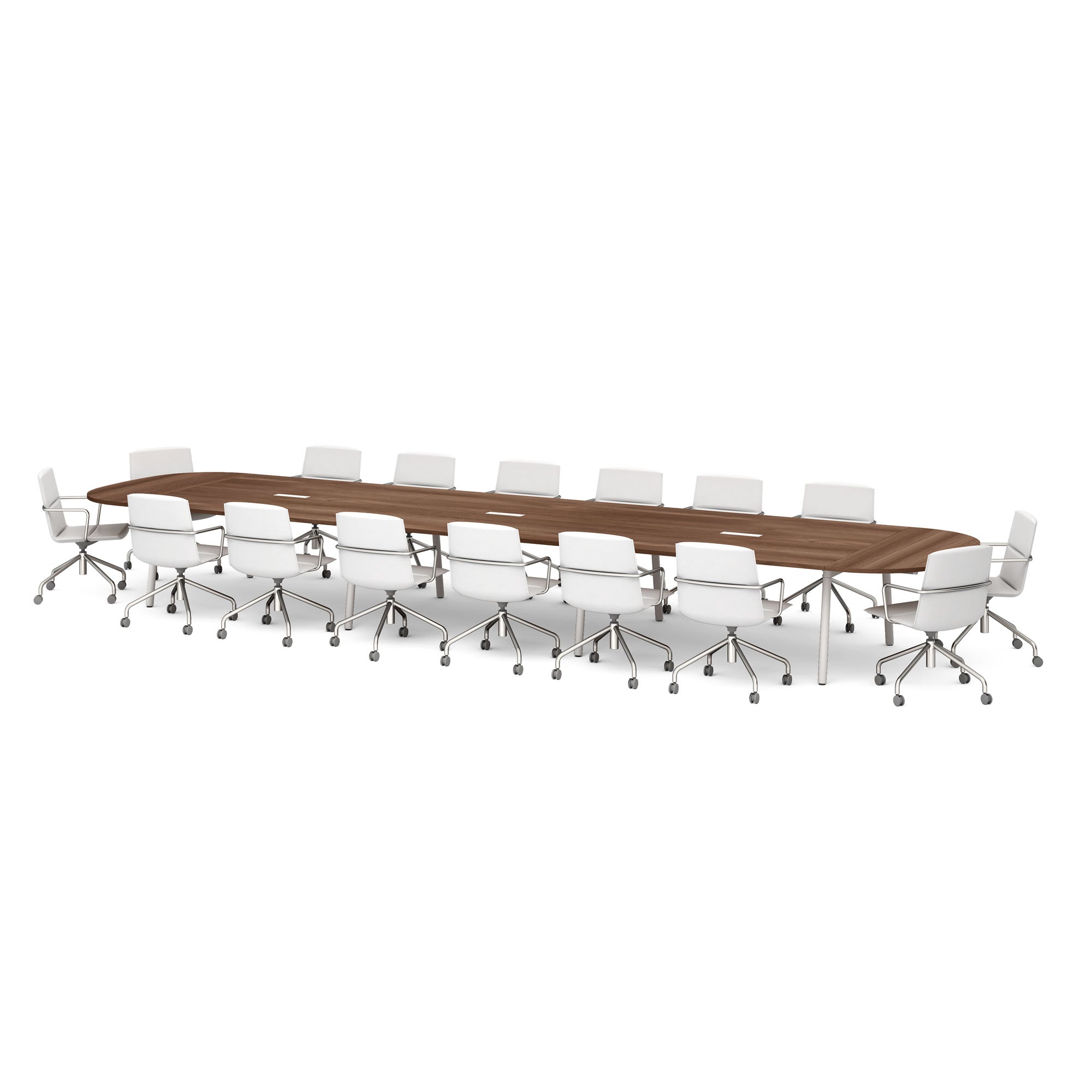 Series A Scale Racetrack Conference Table - Modern Office Meeting Table for Boardrooms & Team Collaboration - Perfect for Corporate Offices, Conference Rooms & Executive Meetings