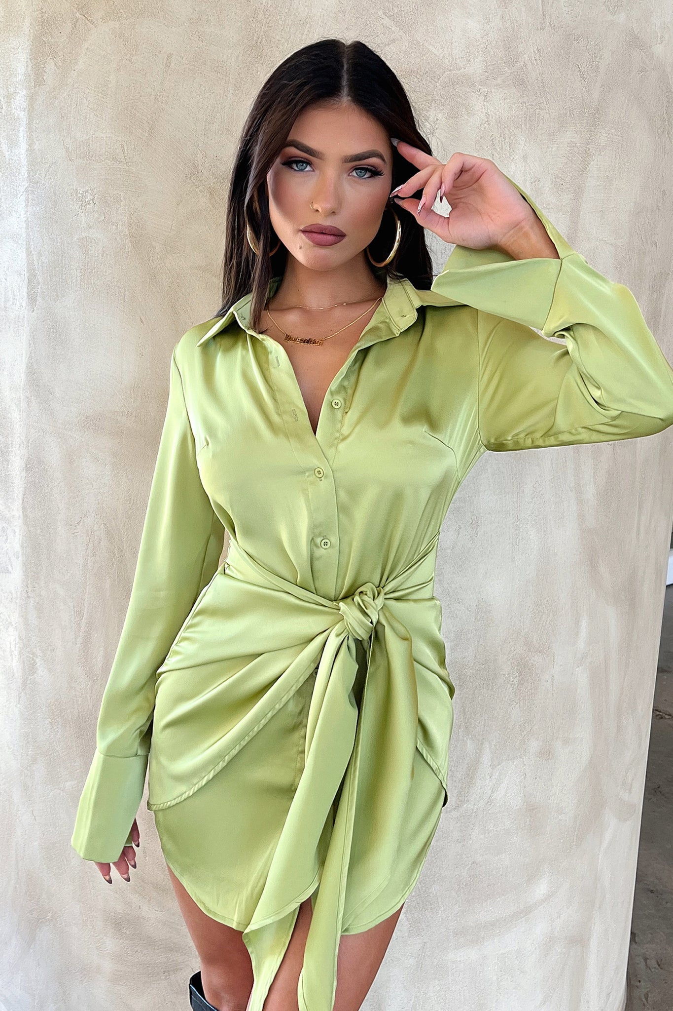 Alexa Dress for Women - Stylish Green Flowy Maxi Dress | Perfect for Summer, Beach, Parties & Casual Wear