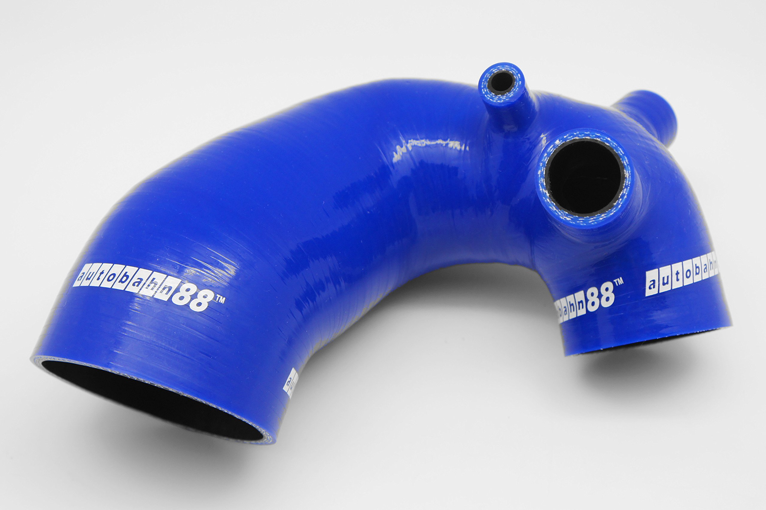 Autobahn88 High-Performance Silicone Air Intake Hose Kit for 1990-1995 Audi S2 2.3L Turbo 20V (Type 2862) - Blue - Boost Performance & Engine Protection - Perfect for Street Racing & Performance Upgrades
