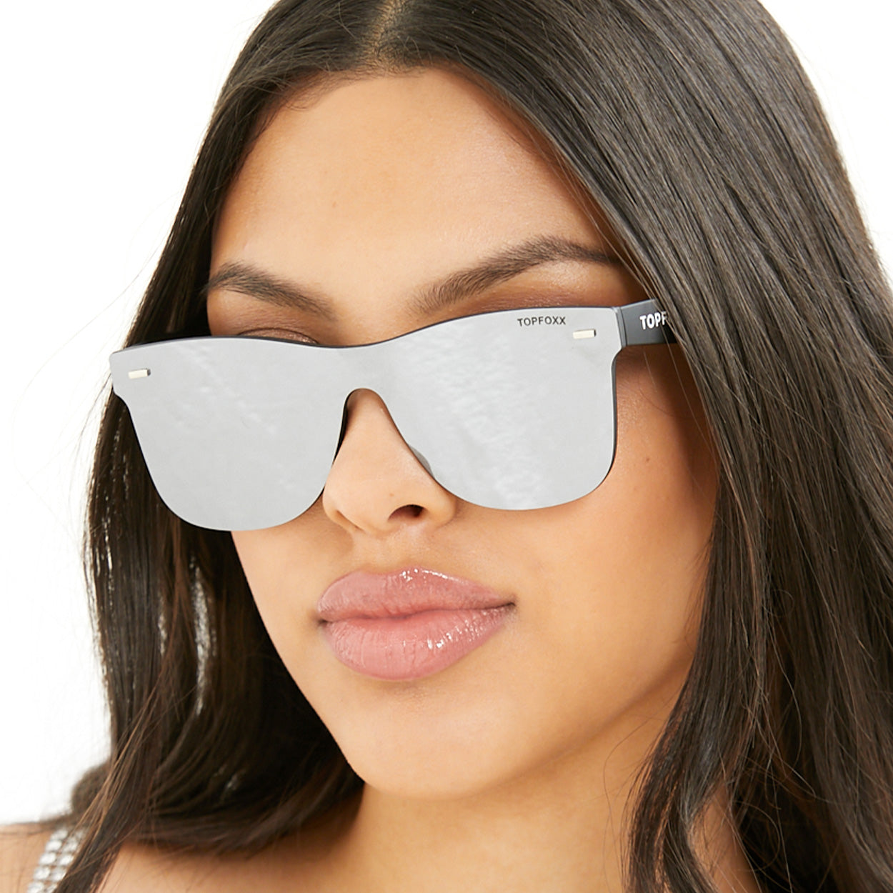 Sustainable Silver Square Wayfarer Sunglasses for Women - Eco-Friendly Fashion Accessory for Outdoor Activities, Beach & Driving