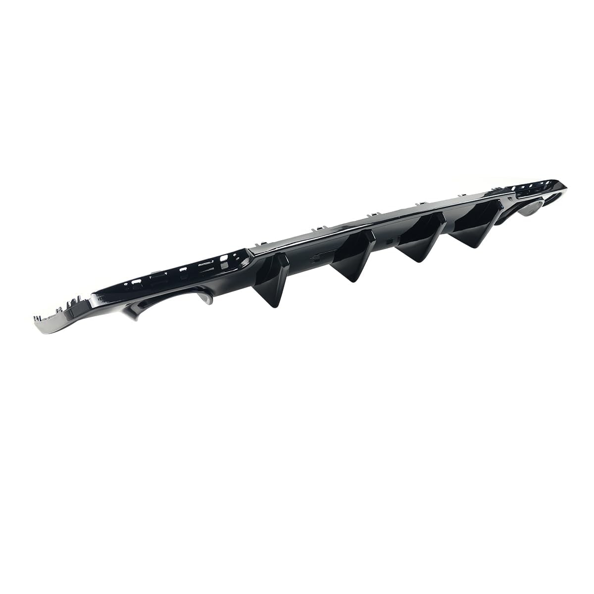 Glossy Black Rear Diffuser Lip for 2015-2023 Chrysler 300 SRT | Lower Valance Bumper Molding | Shark Fin Splitter Upgrade | Enhances Aerodynamics & Sporty Look | Perfect for Car Shows & Performance Tuning