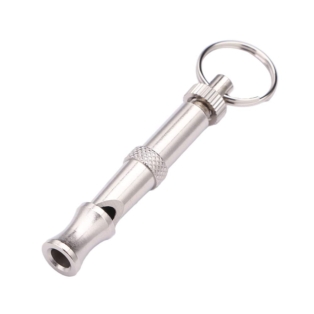 Adjustable Ultrasonic Dog Whistle for Pet Training - Stop Barking Deterrent Device with Keychain | Perfect for Obedience Training, Recall Commands & Behavior Correction